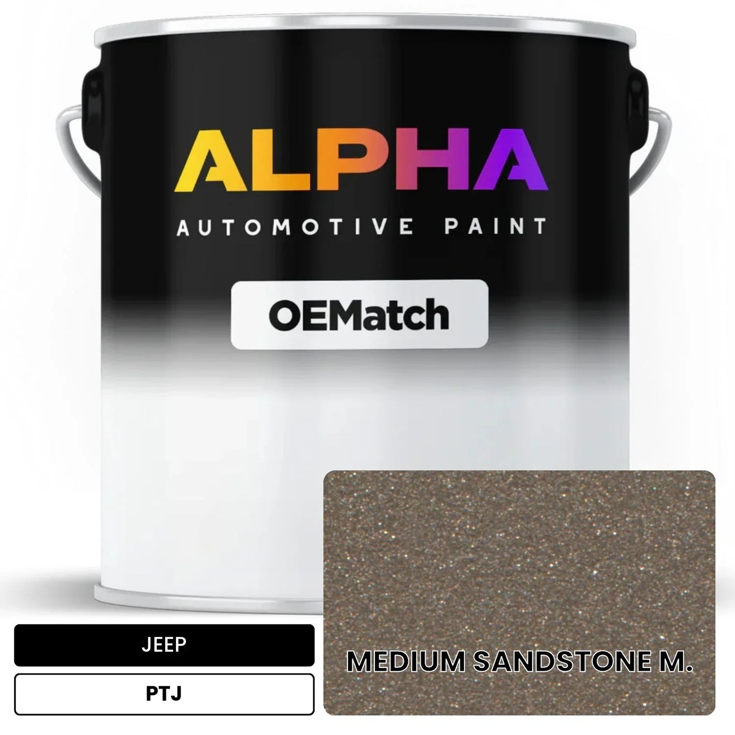 JEEP MEDIUM SANDSTONE M. PTJ OEMatch Basecoat
