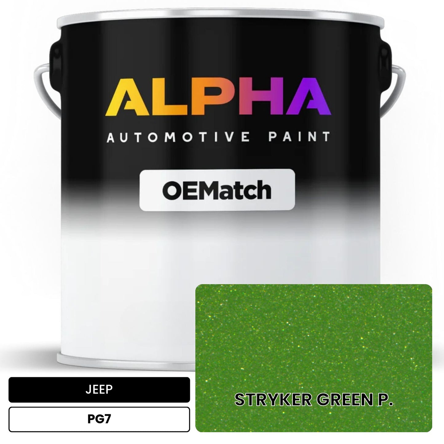 JEEP STRYKER GREEN P. PG7 OEMatch Basecoat