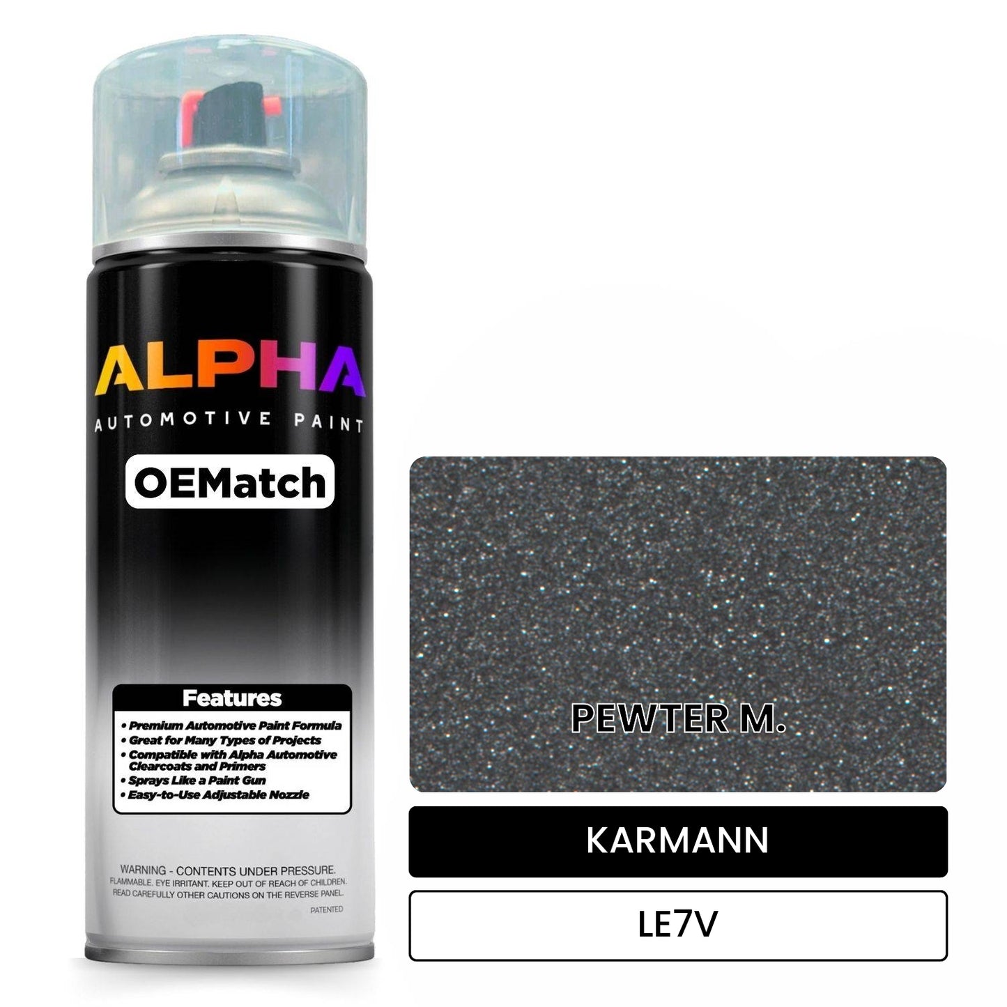 KARMANN PEWTER M. LE7V OEMatch Spraycan