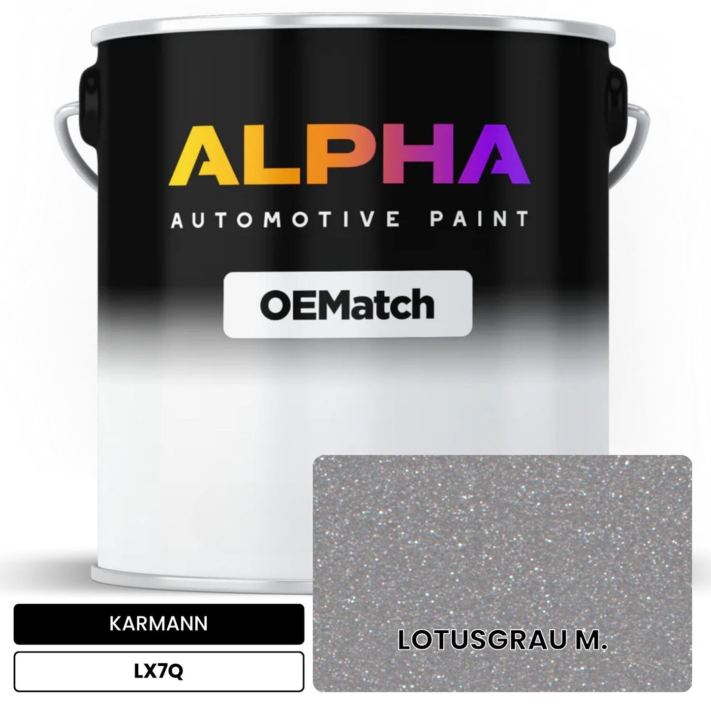KARMANN Lotus Gray Metallic LX7Q OEMatch Basecoat