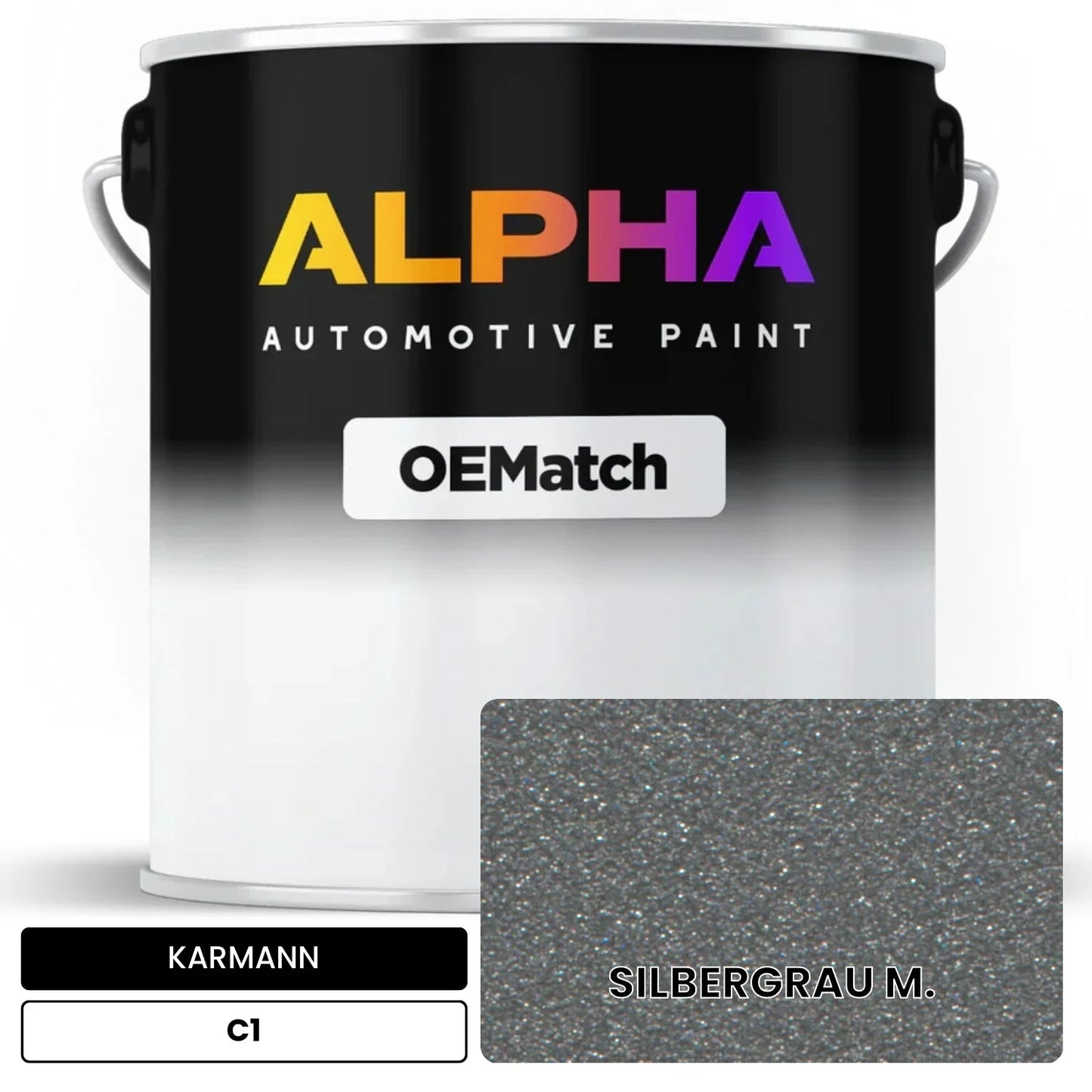 KARMANN Silver Grey Metallic C1 OEMatch Basecoat