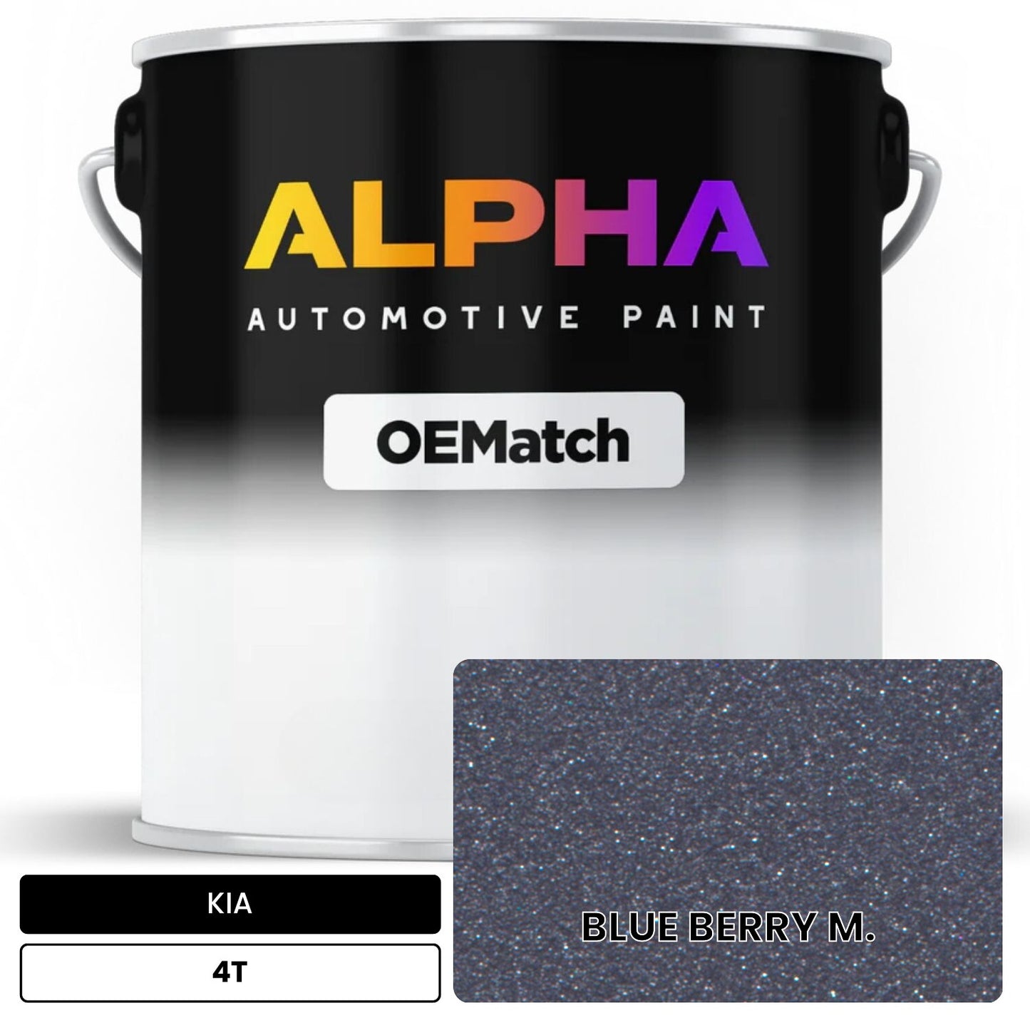KIA BLUE BERRY M. 4T OEMatch Basecoat