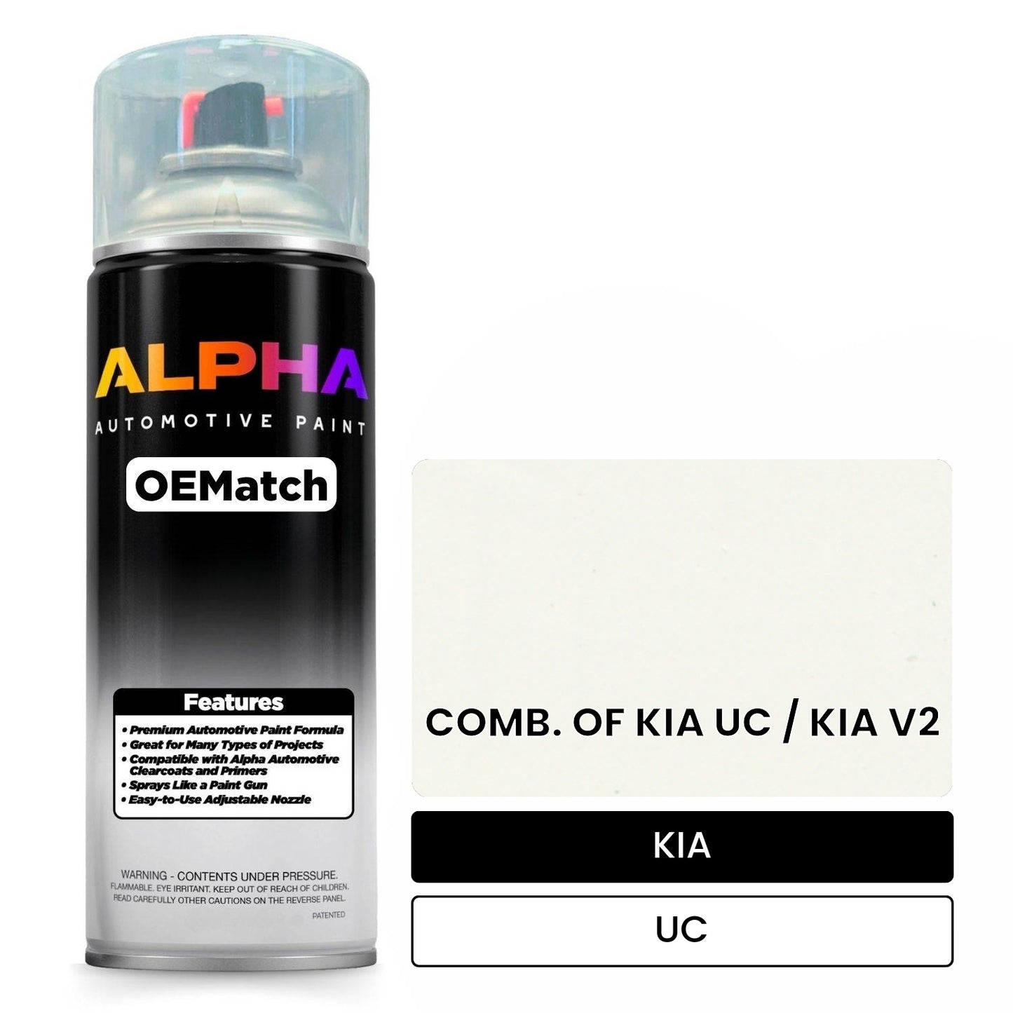 KIA COMB. OF KIA UC / KIA V2 UC OEMatch Spraycan