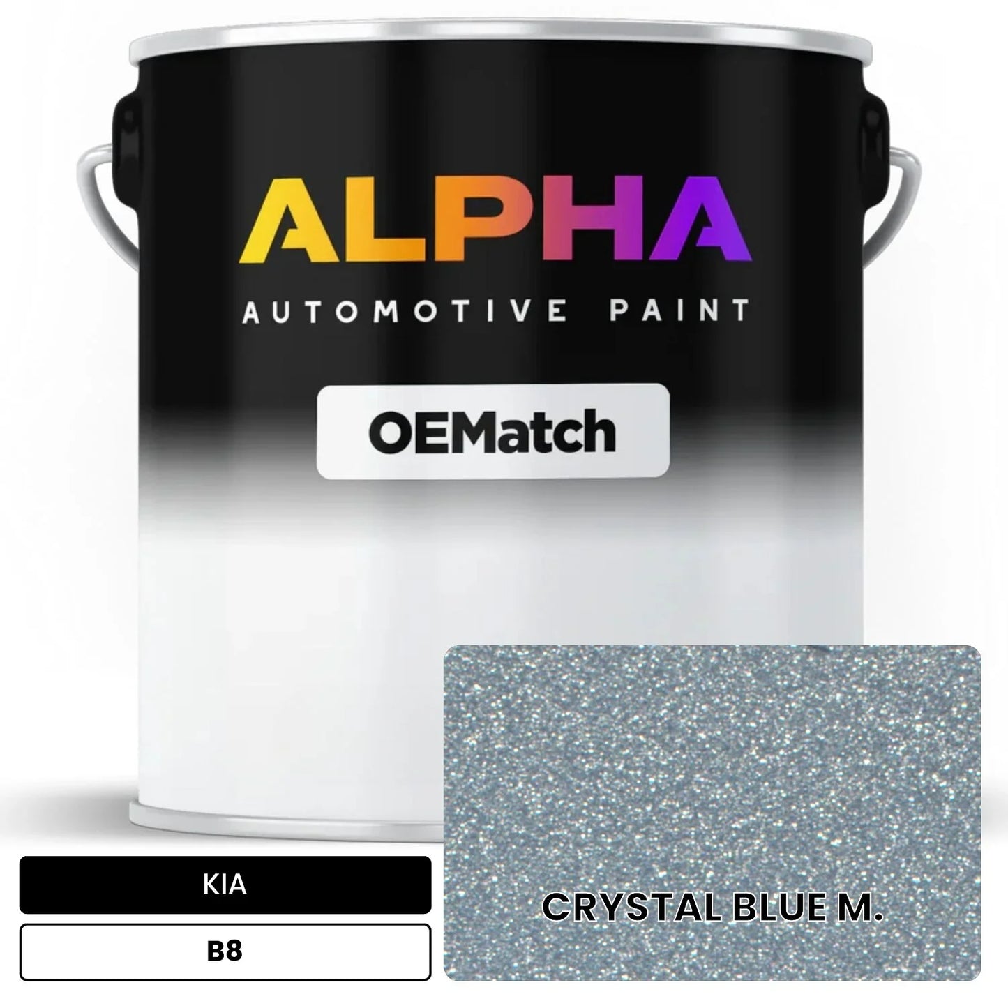 KIA CRYSTAL BLUE M. B8 OEMatch Basecoat