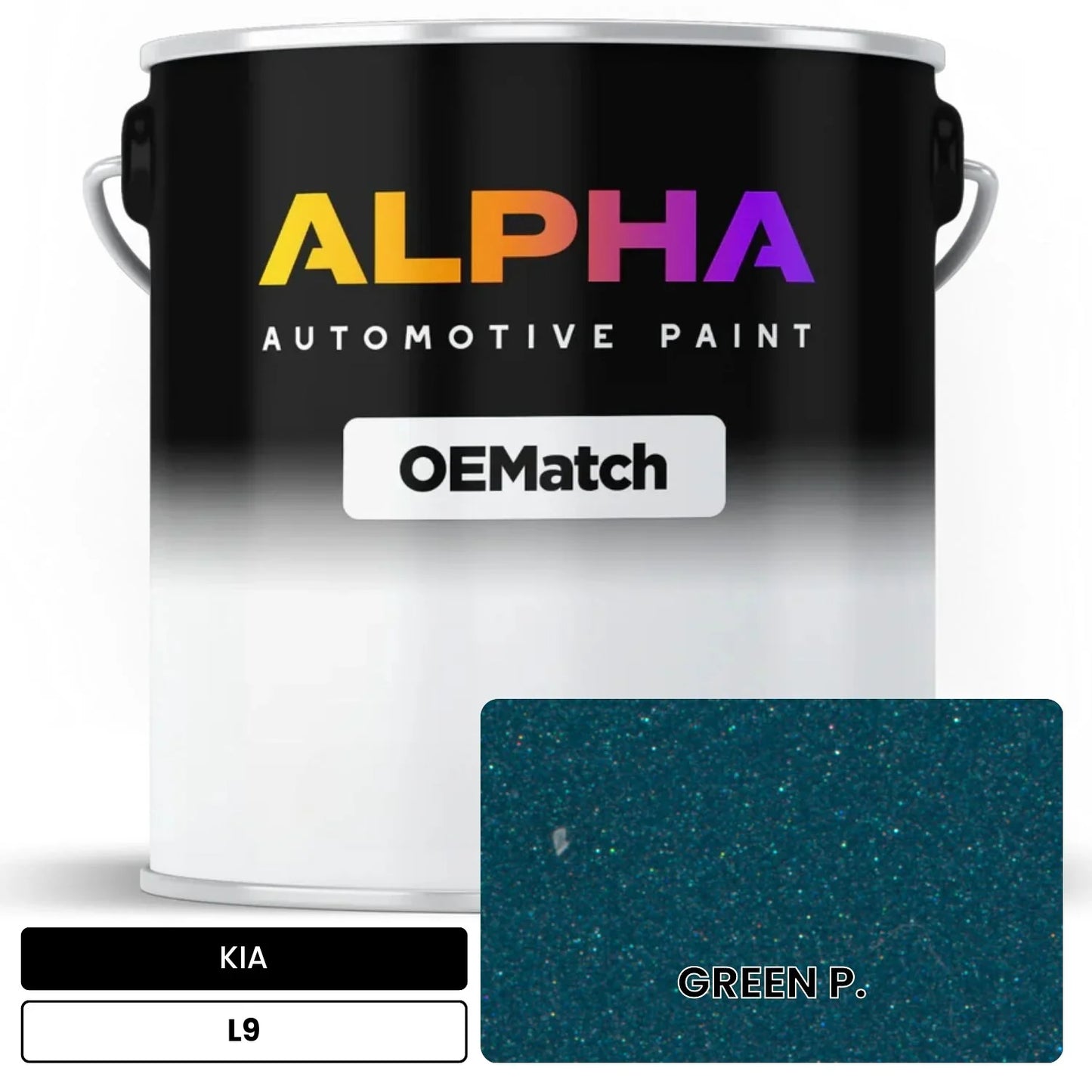 KIA GREEN P. L9 OEMatch Basecoat
