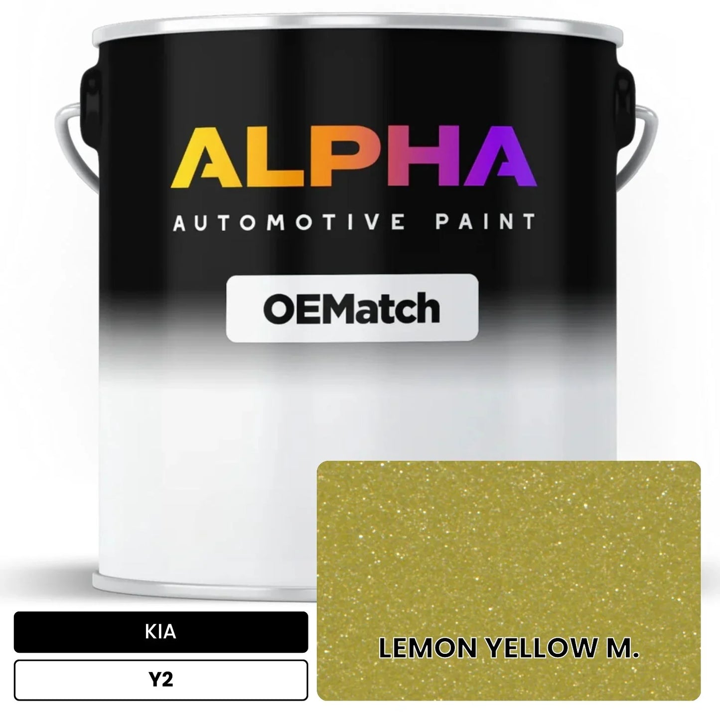 KIA LEMON YELLOW M. Y2 OEMatch Basecoat