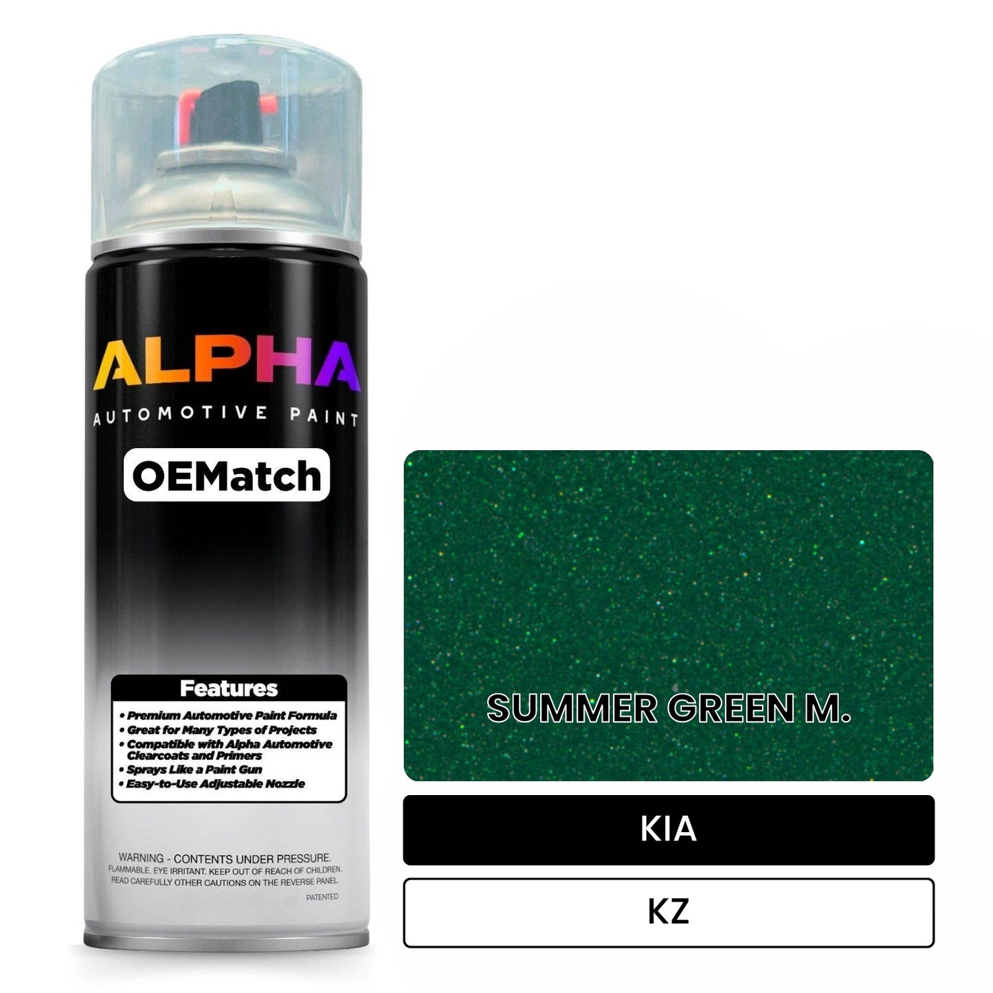 KIA SUMMER GREEN M. KZ OEMatch Spraycan