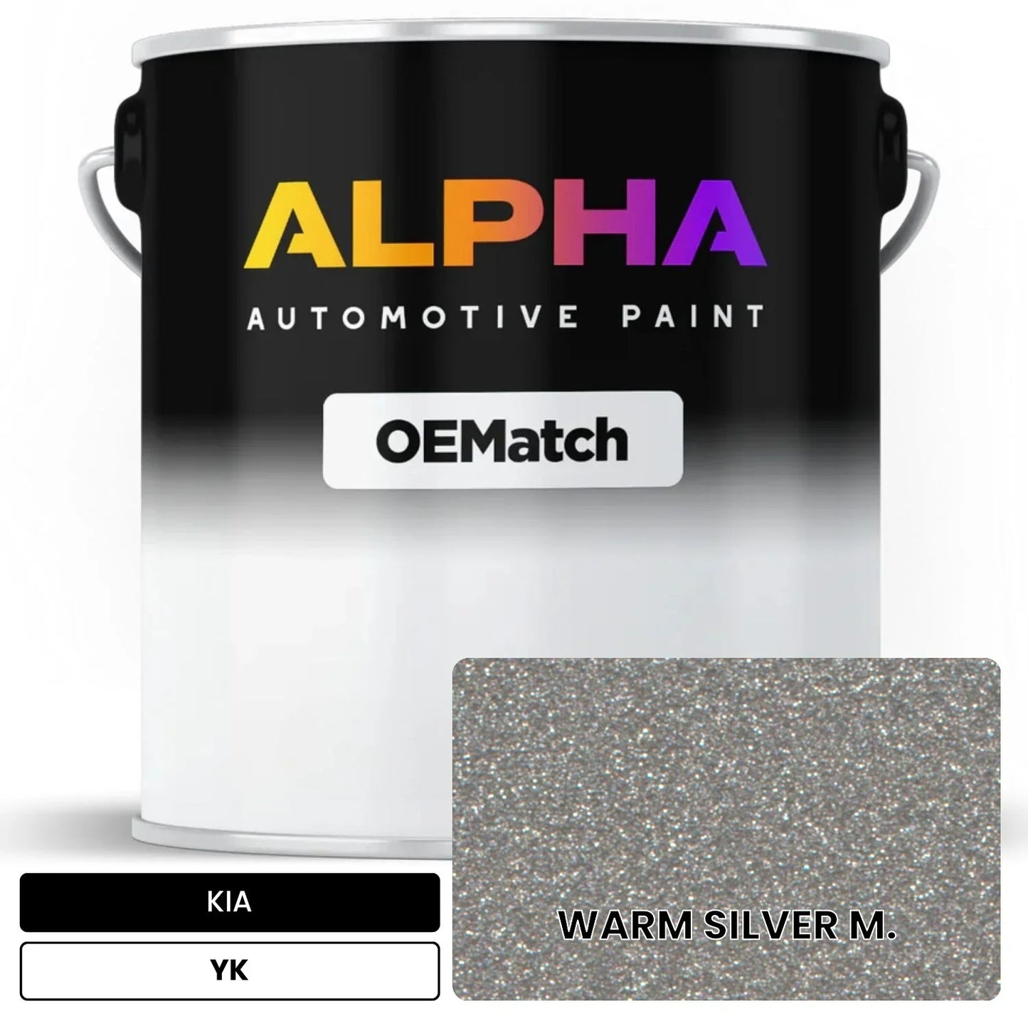 KIA WARM SILVER M. YK OEMatch Basecoat