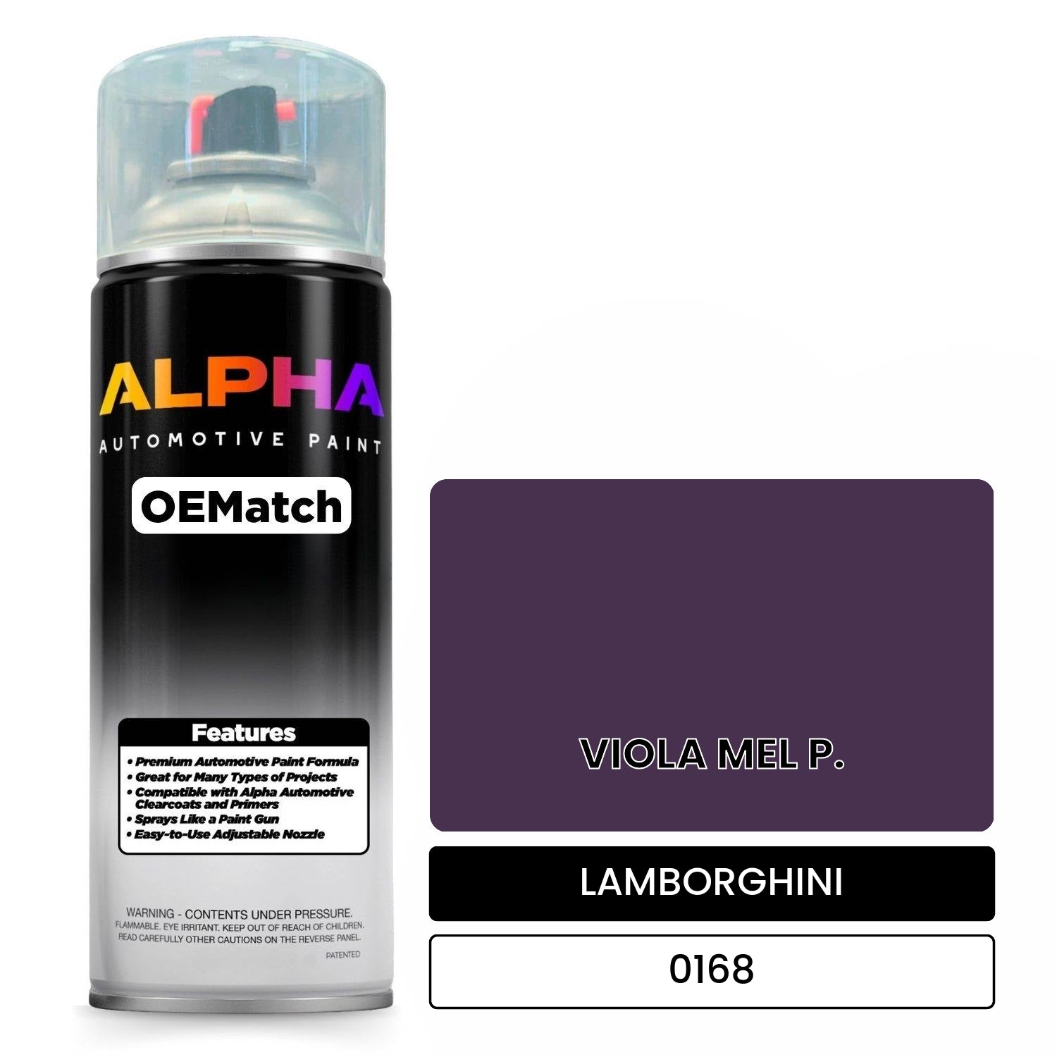 ウルトラスィン ボディ スリマー Lamborghini Viola Mel P. 0168 | OEMatch Spray Can – The Spray Source