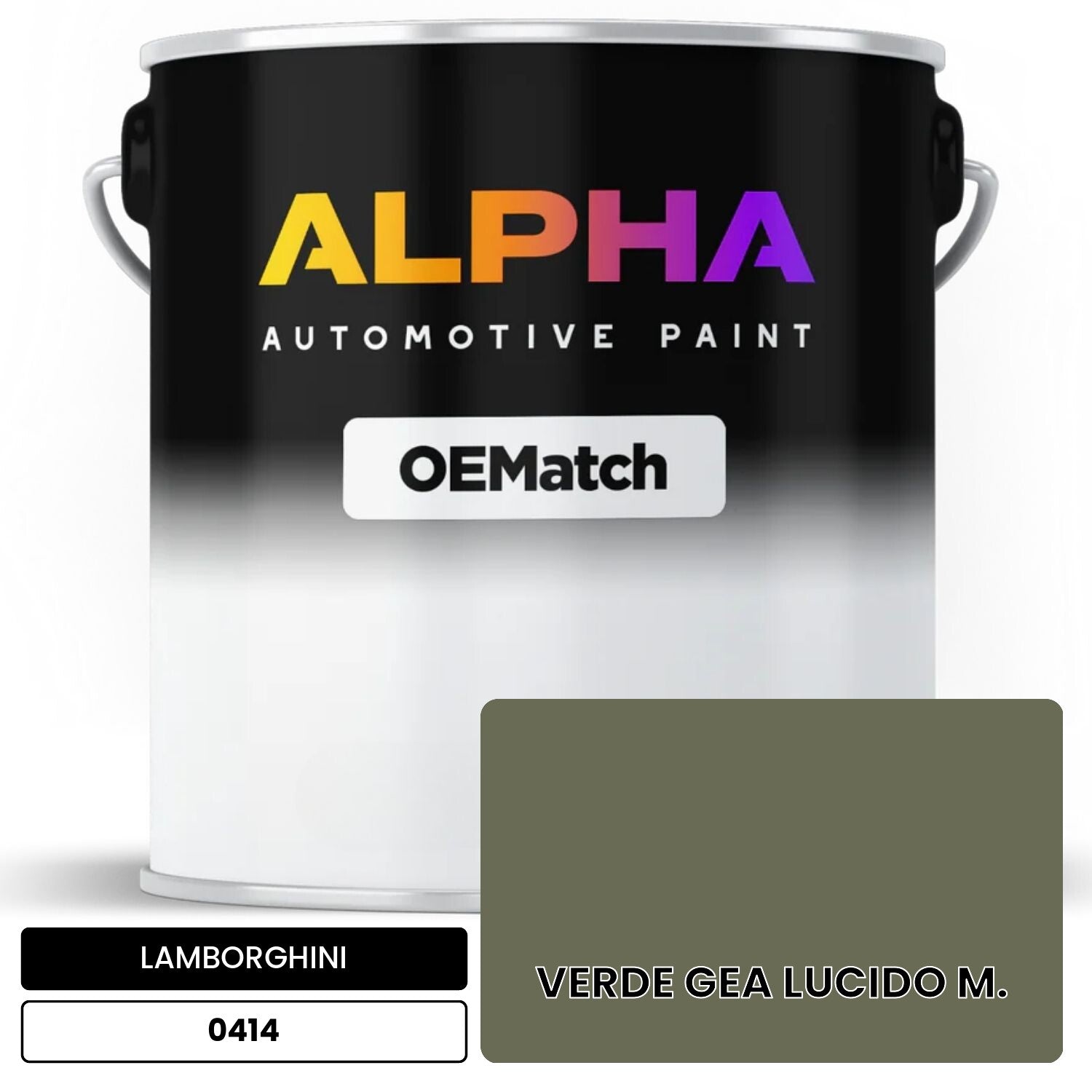 ブルマァク　ウインダムＳＴサイズリペイント LAMBORGHINI VERDE GEA LUCIDO M. 0414 | OEMatch Basecoat – The