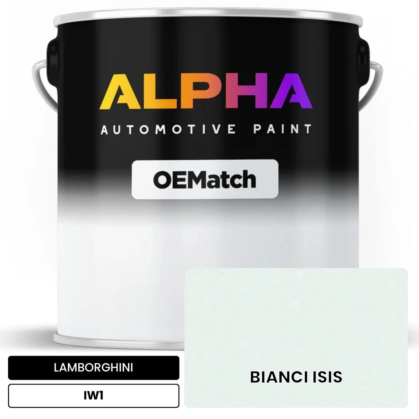 LAMBORGHINI BIANCI ISIS IW1 OEMatch Basecoat