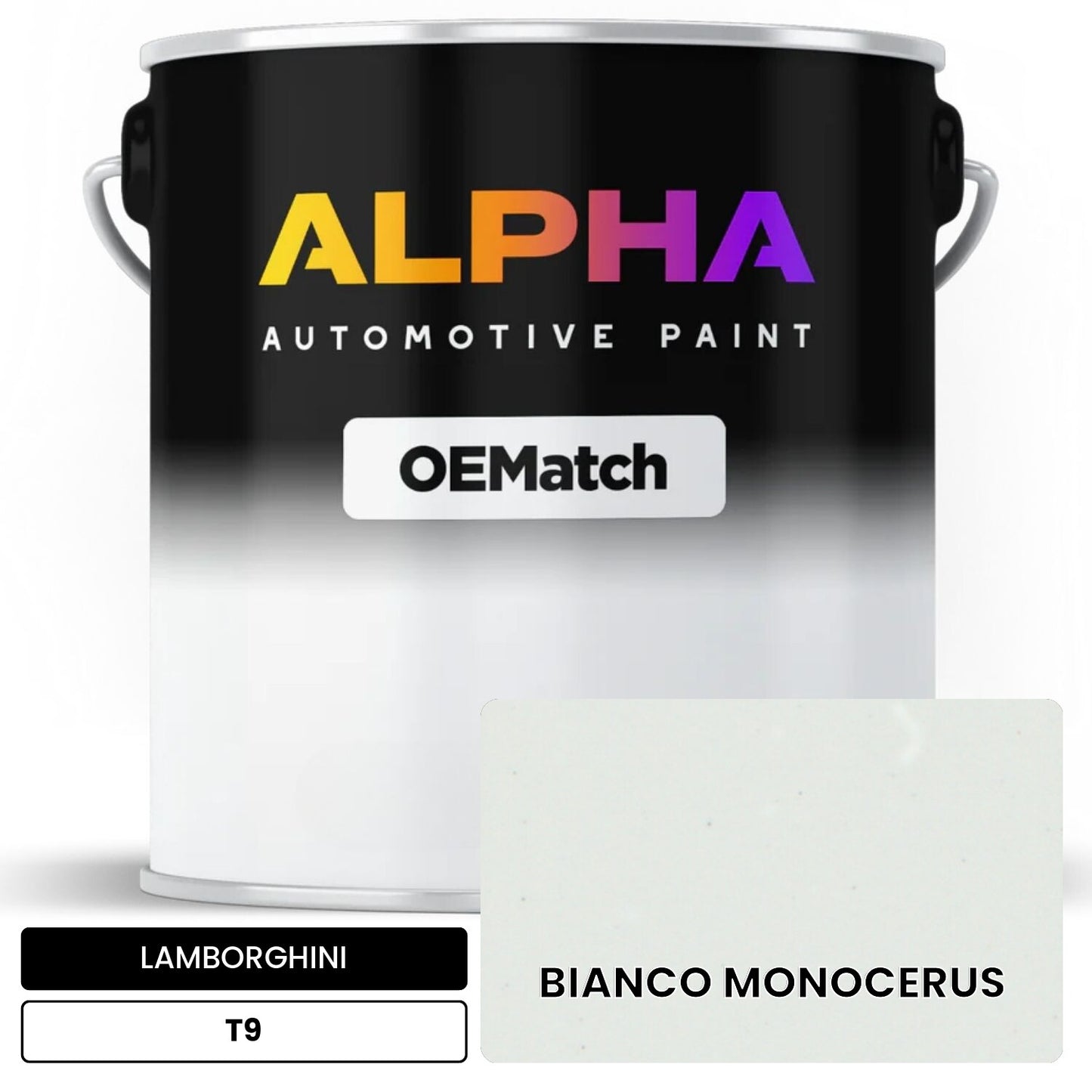 LAMBORGHINI BIANCO MONOCERUS T9 OEMatch Basecoat