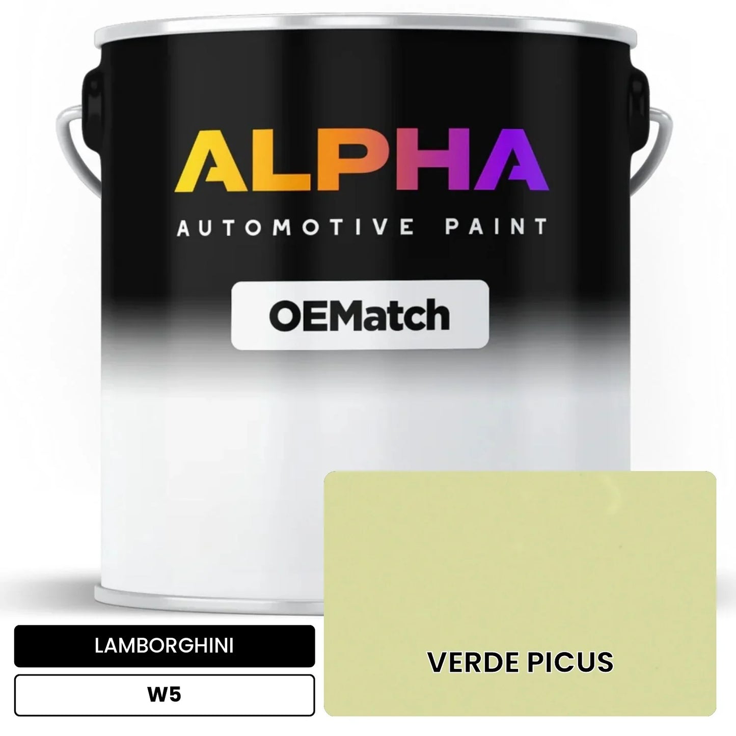 LAMBORGHINI VERDE PICUS W5 OEMatch Basecoat
