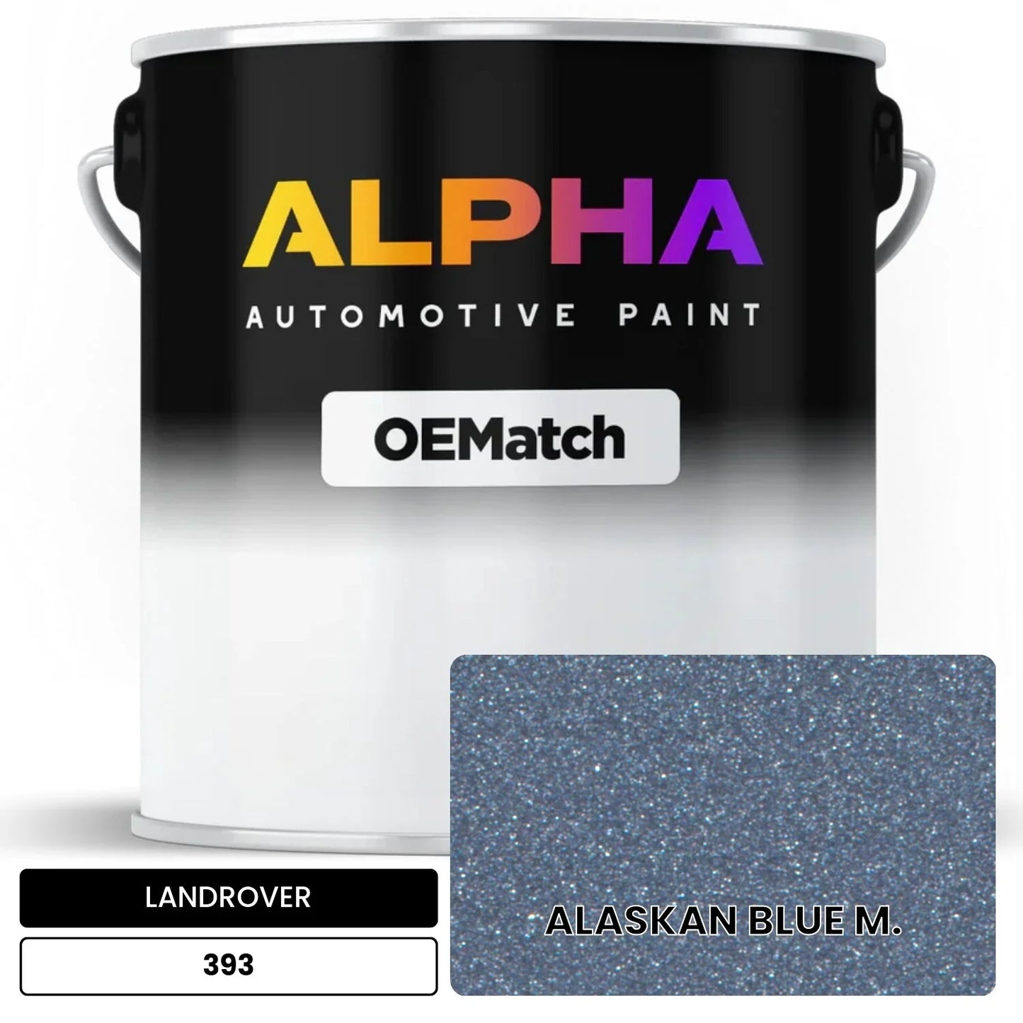 LANDROVER ALASKAN BLUE M. 393 OEMatch Basecoat