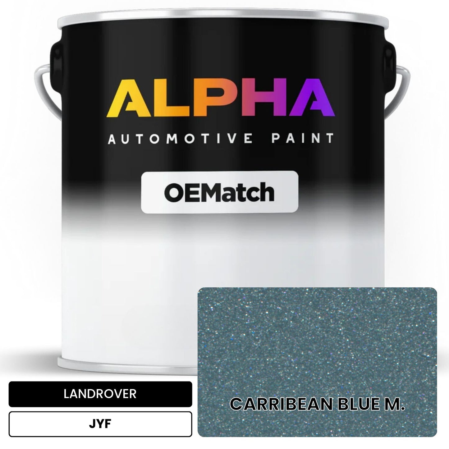 LANDROVER CARRIBEAN BLUE M. JYF OEMatch Basecoat