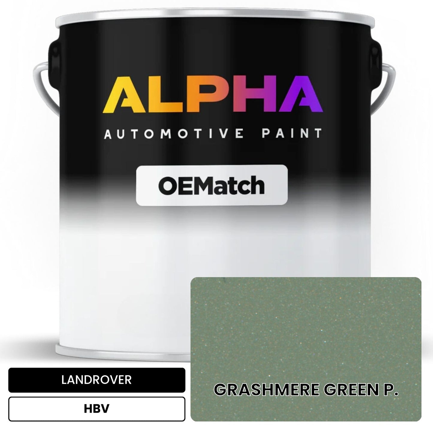 LANDROVER GRASHMERE GREEN P. HBV OEMatch Basecoat
