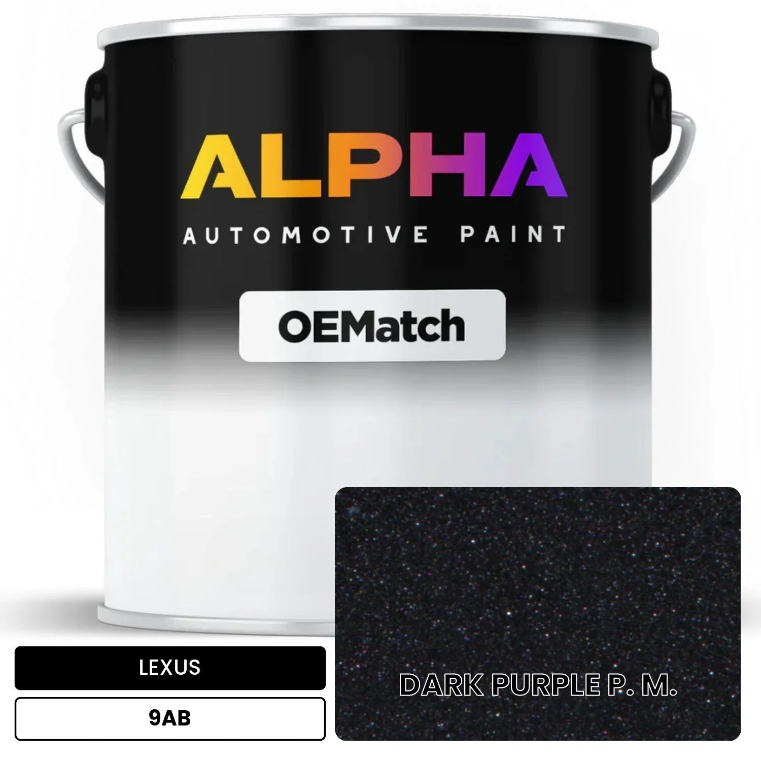 LEXUS DARK PURPLE P. M. 9AB | OEMatch Automotive Basecoat – The