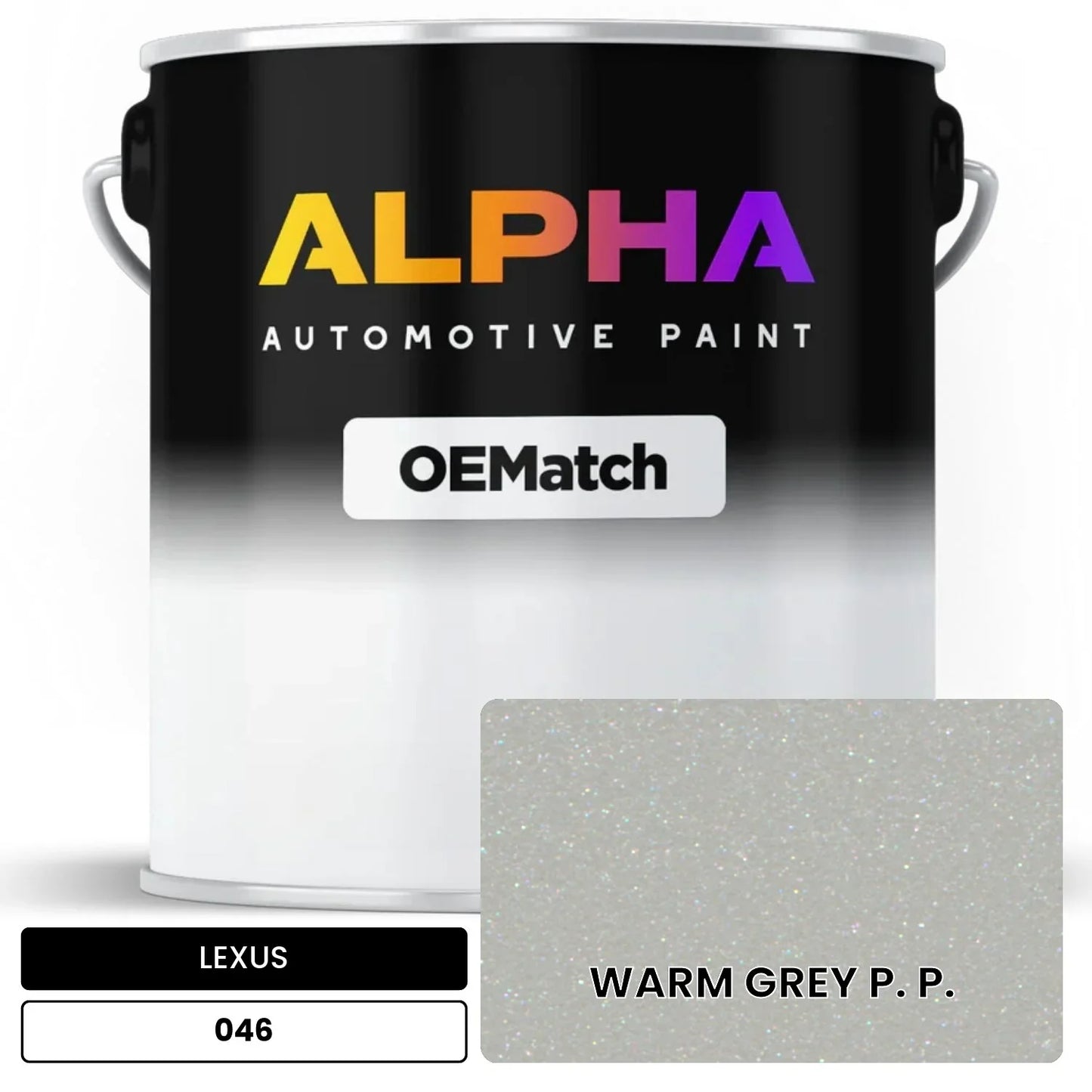 LEXUS WARM GREY P. P. 046 OEMatch Basecoat