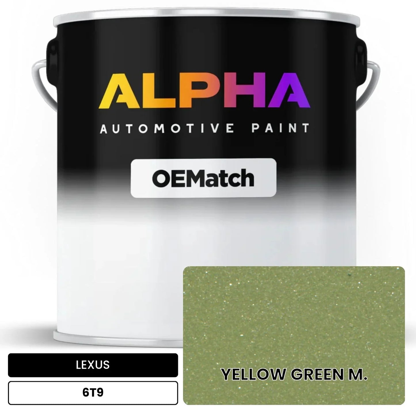 LEXUS YELLOW GREEN M. 6T9 OEMatch Basecoat