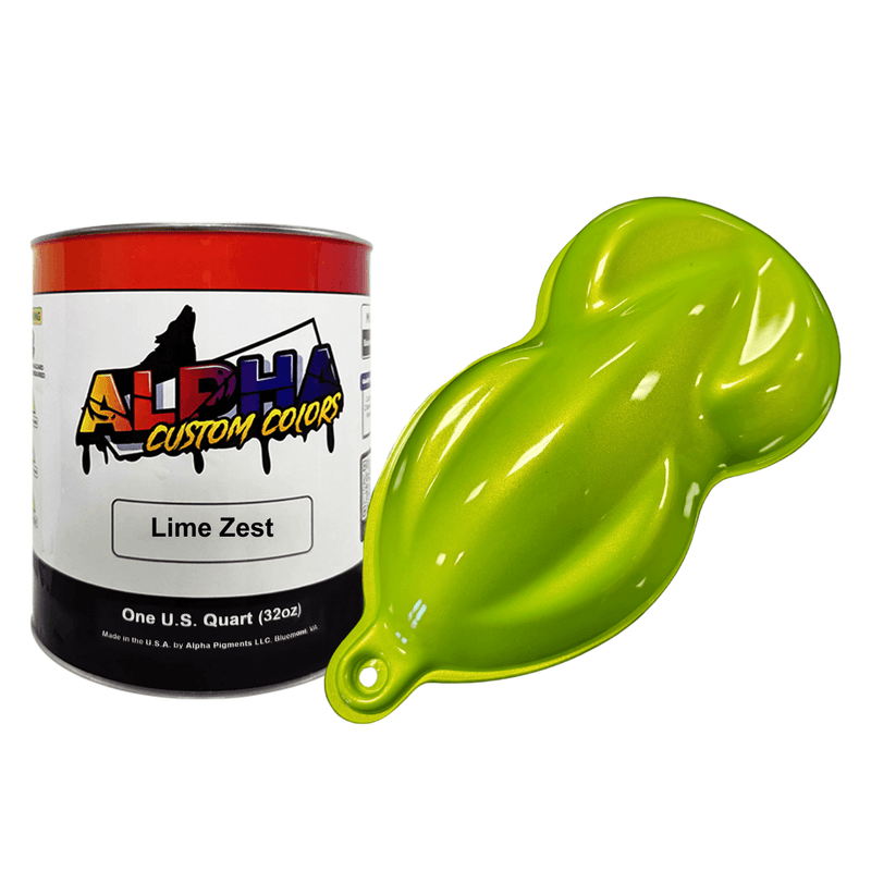 Lime Zest Paint Basecoat - The Spray Source - Alpha Pigments