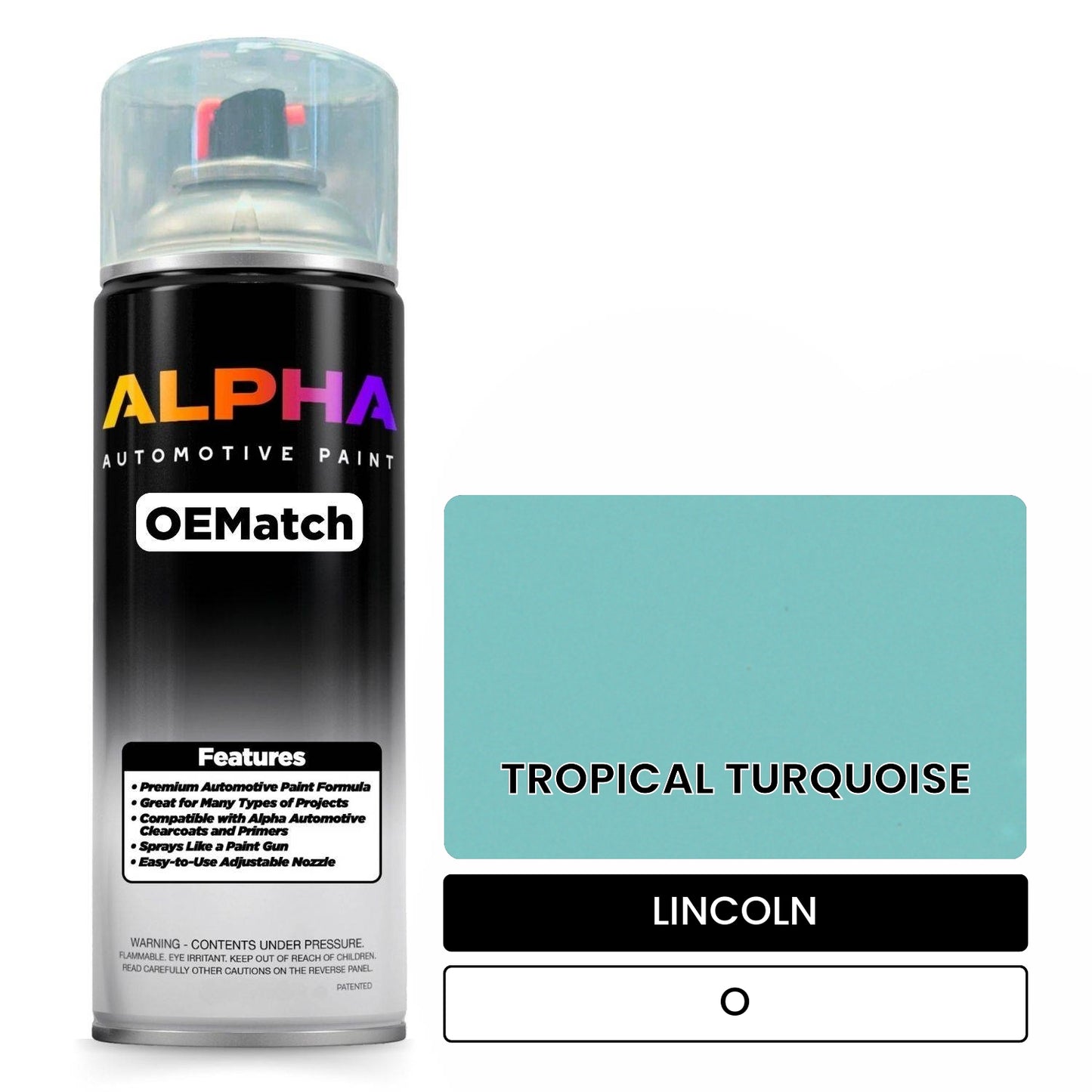 LINCOLN TROPICAL TURQUOISE O OEMatch Spraycan