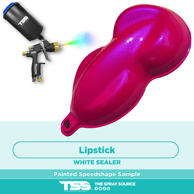 Lipstick Pre-Sprayed Speedshape Paint Sample (White Ground Coat) - The Spray Source - Tamco Paint