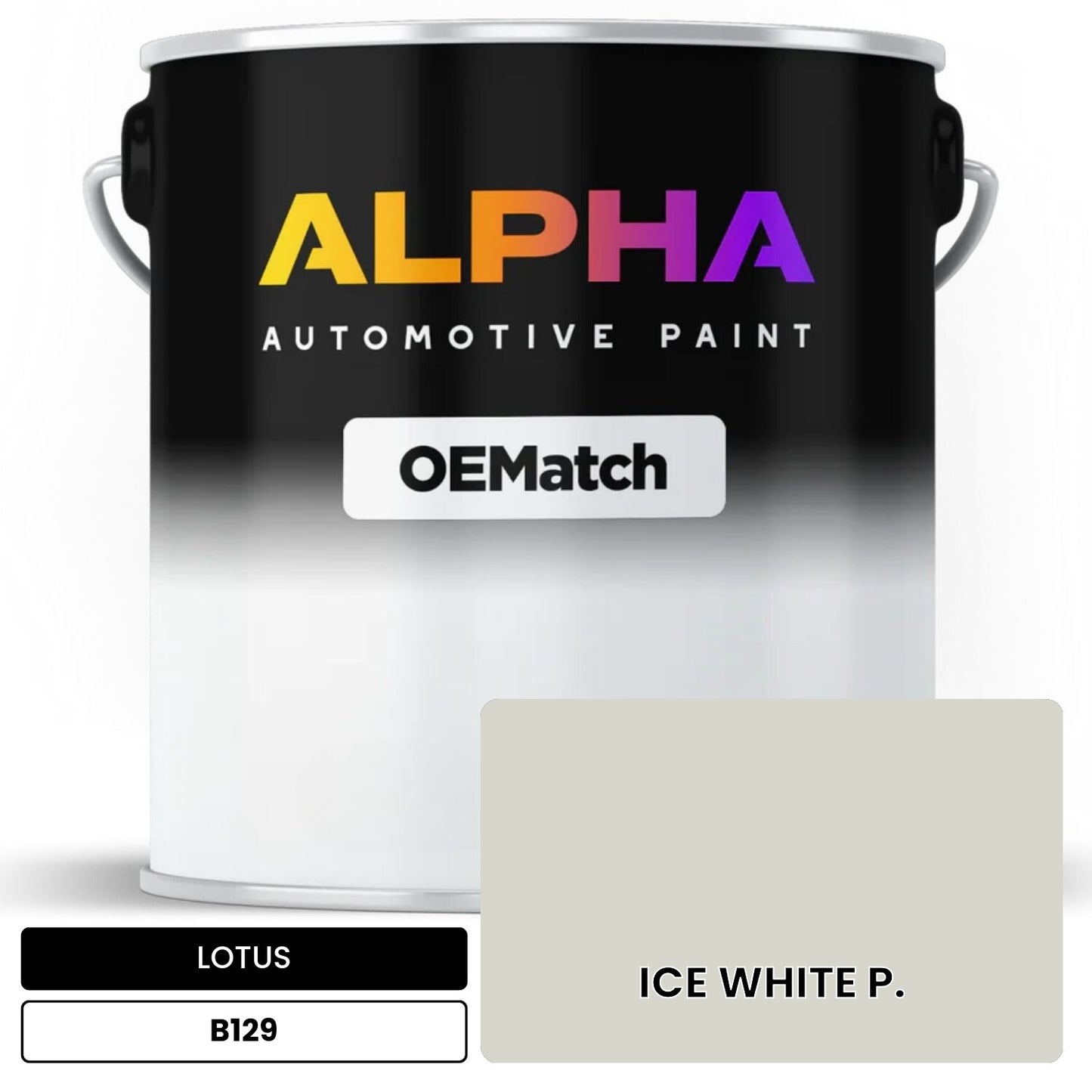 LOTUS ICE WHITE P. B129 OEMatch Basecoat