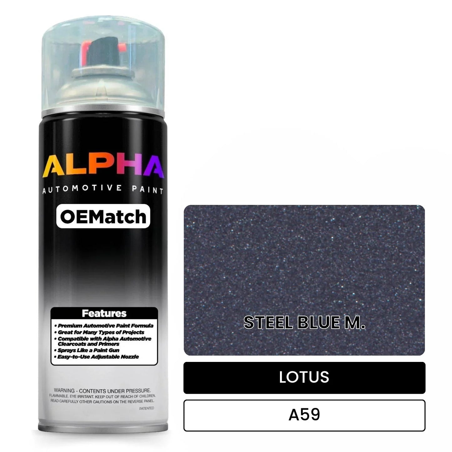LOTUS STEEL BLUE M. A59 OEMatch Spraycan
