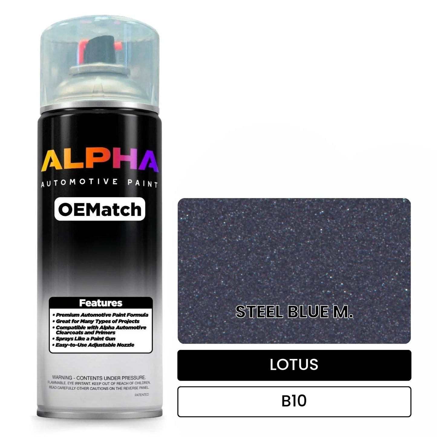 LOTUS STEEL BLUE M. B10 OEMatch Spraycan