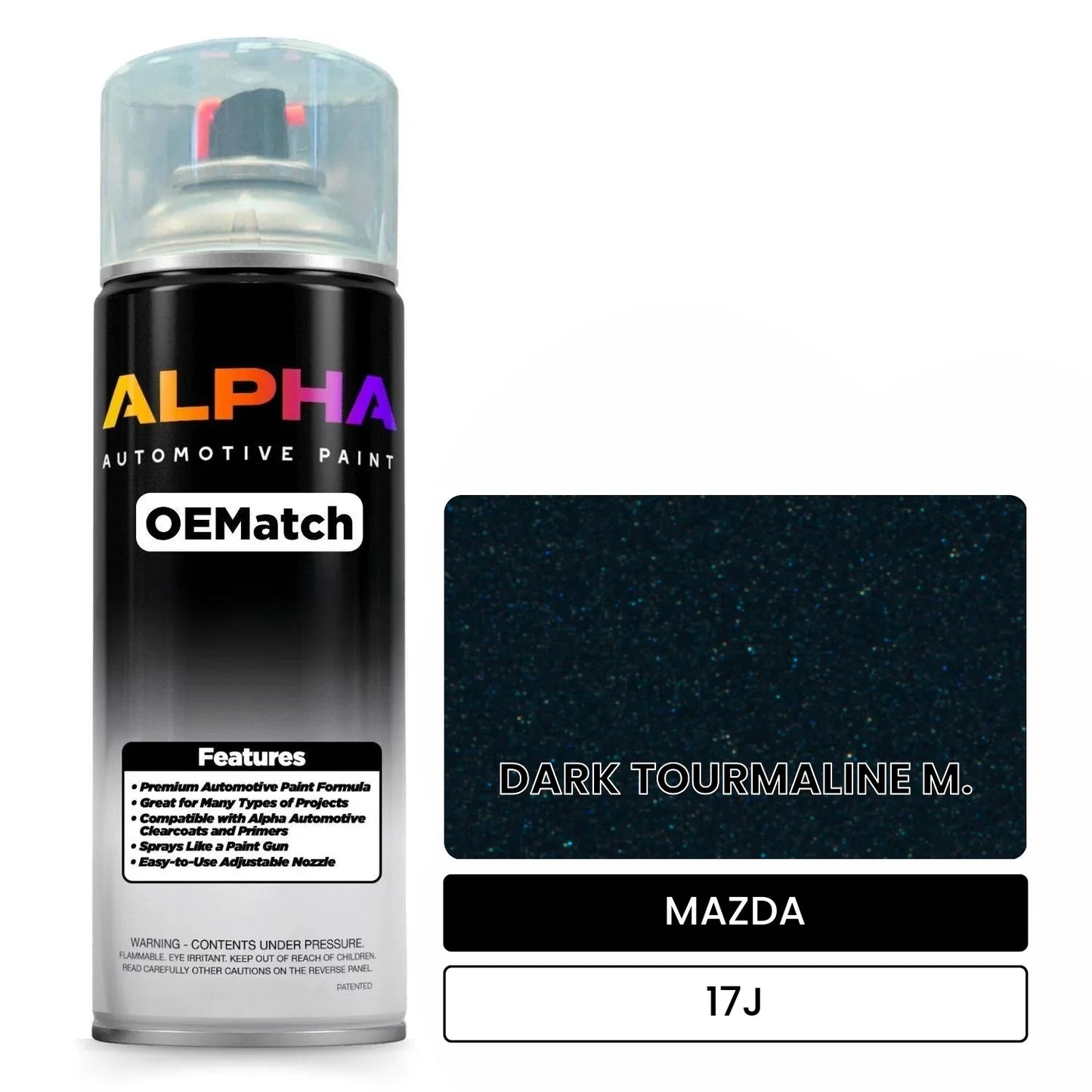 MAZDA DARK TOURMALINE M. 17J OEMatch Spraycan