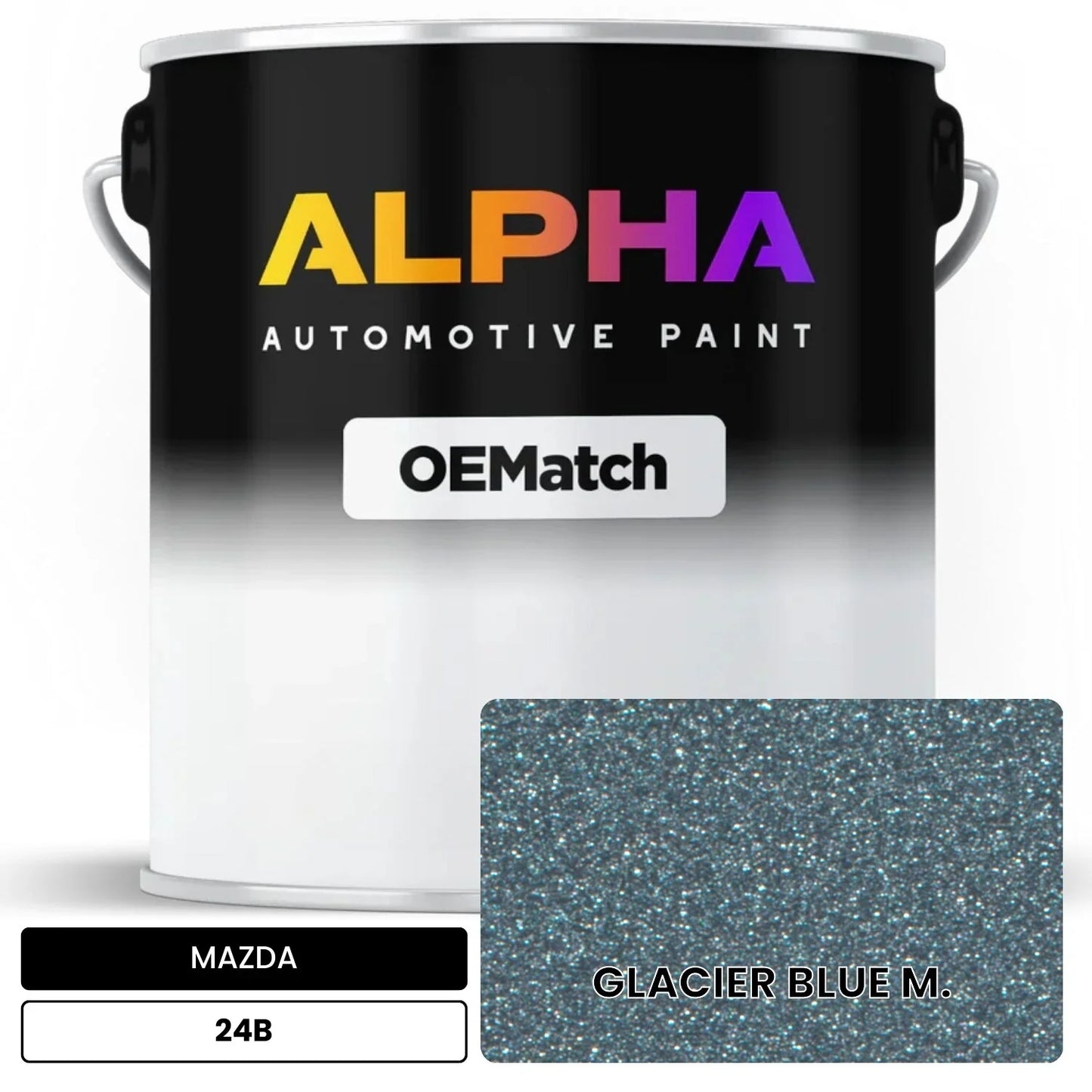 MAZDA GLACIER BLUE M. 24B OEMatch Basecoat