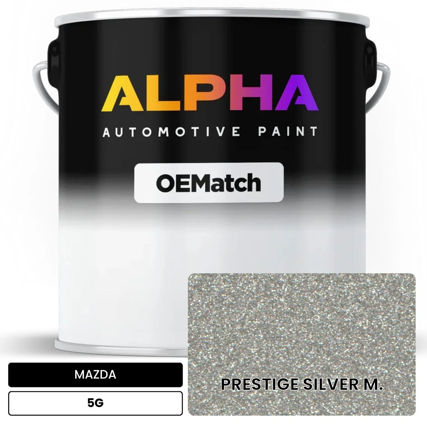 MAZDA PRESTIGE SILVER M. 5G OEMatch Basecoat