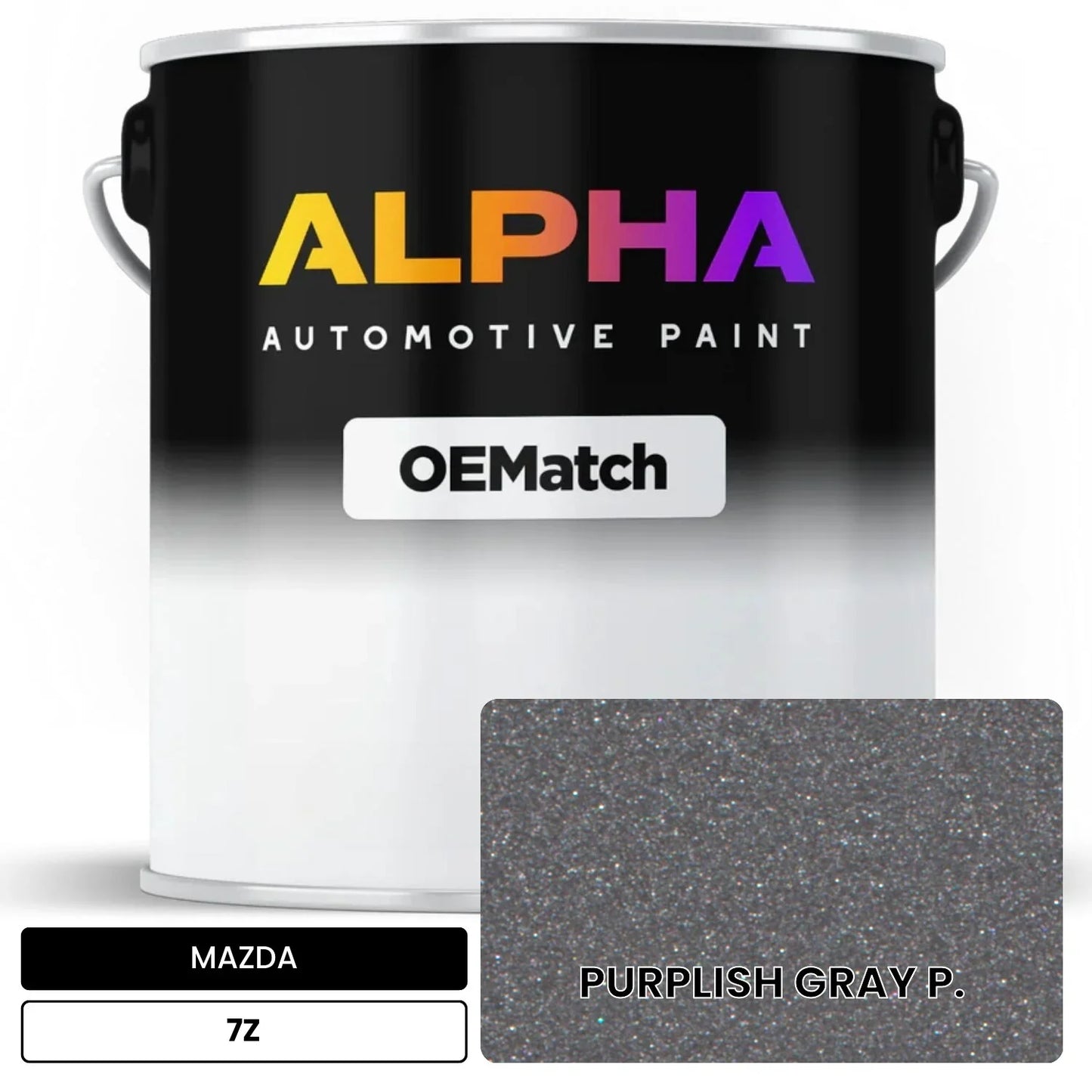 MAZDA PURPLISH GRAY P. 7Z OEMatch Basecoat