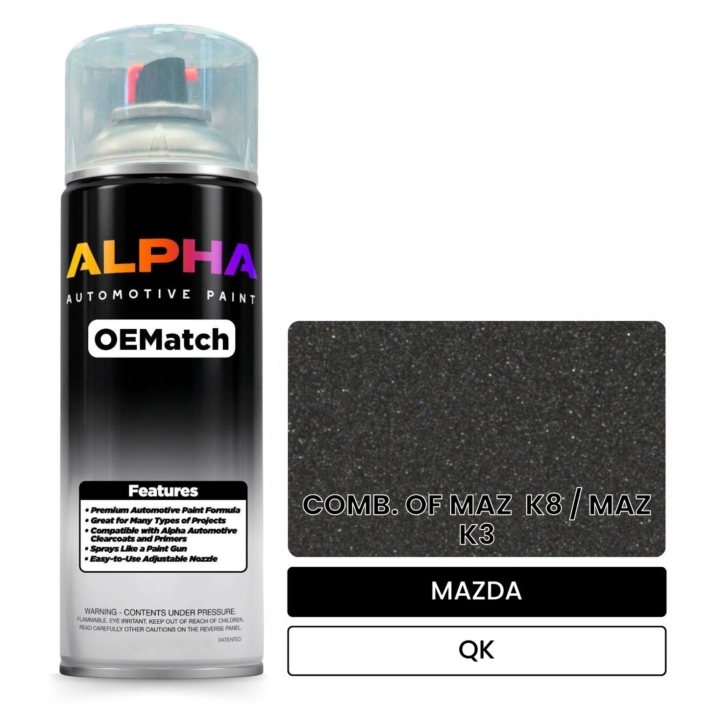 MAZDA COMB. OF MAZ K8 / MAZ K3 QK OEMatch Spraycan