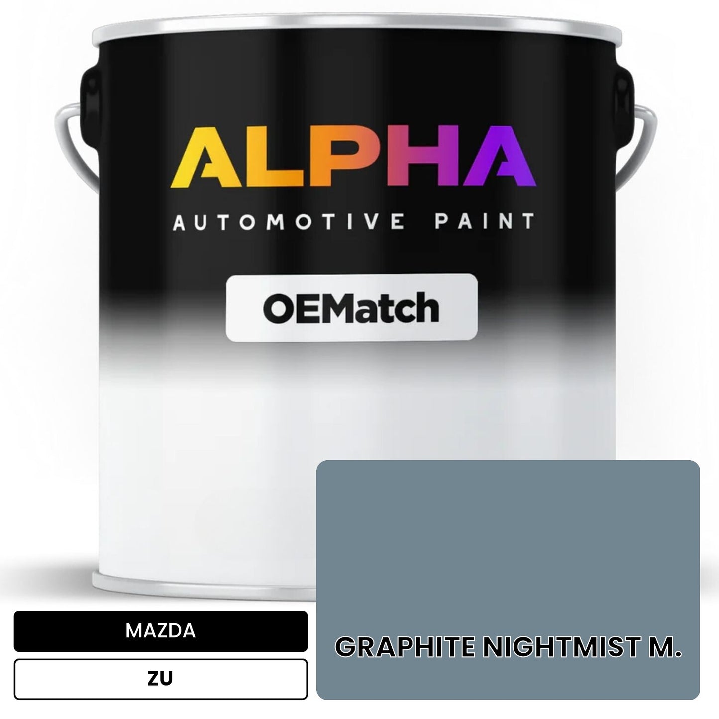 MAZDA GRAPHITE NIGHTMIST M. ZU OEMatch Basecoat