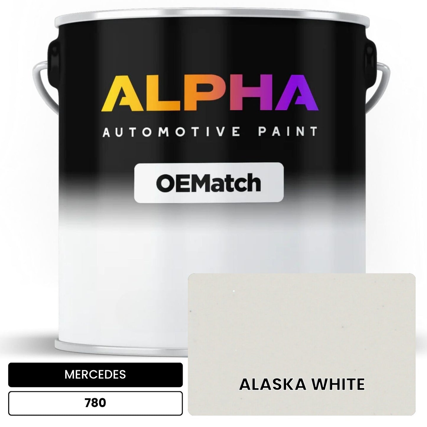 MERCEDES Alabaster White 780 OEMatch Basecoat