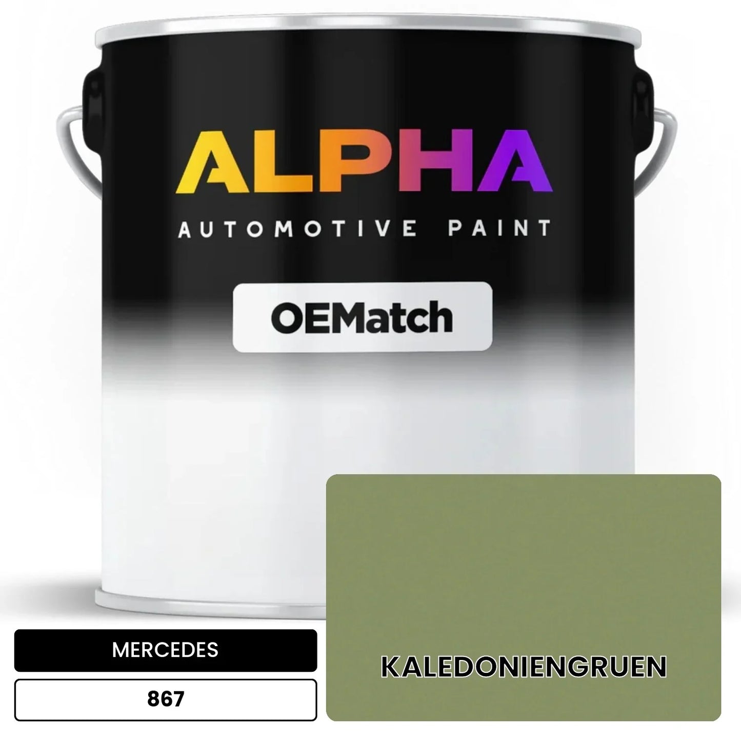 MERCEDES Caledonian Green 867 OEMatch Basecoat