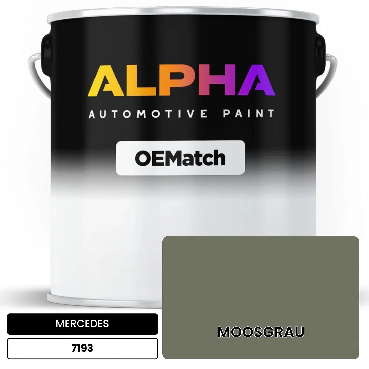 MERCEDES Moss Grey 7193 OEMatch Basecoat
