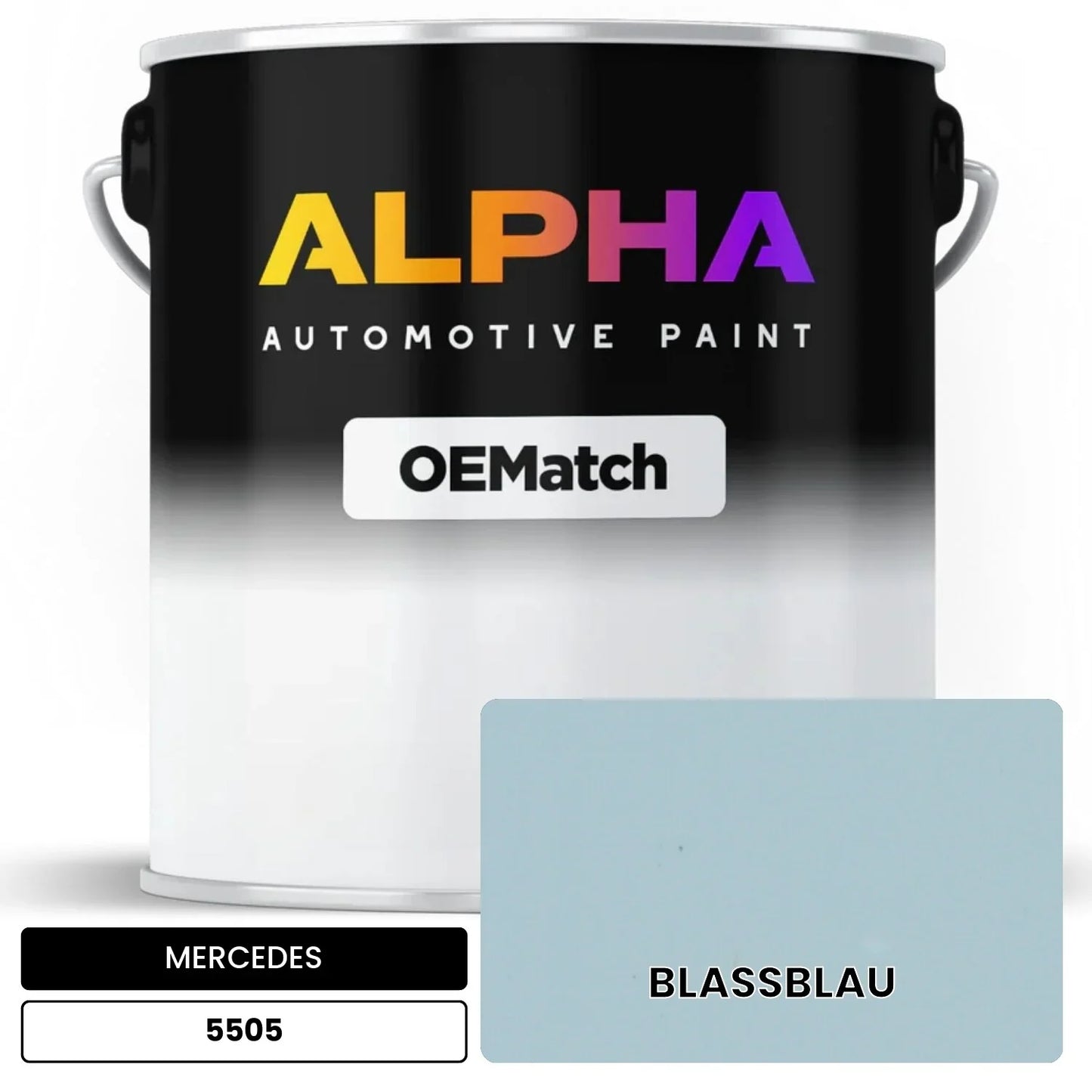 MERCEDES Pale Blue 5505 OEMatch Basecoat