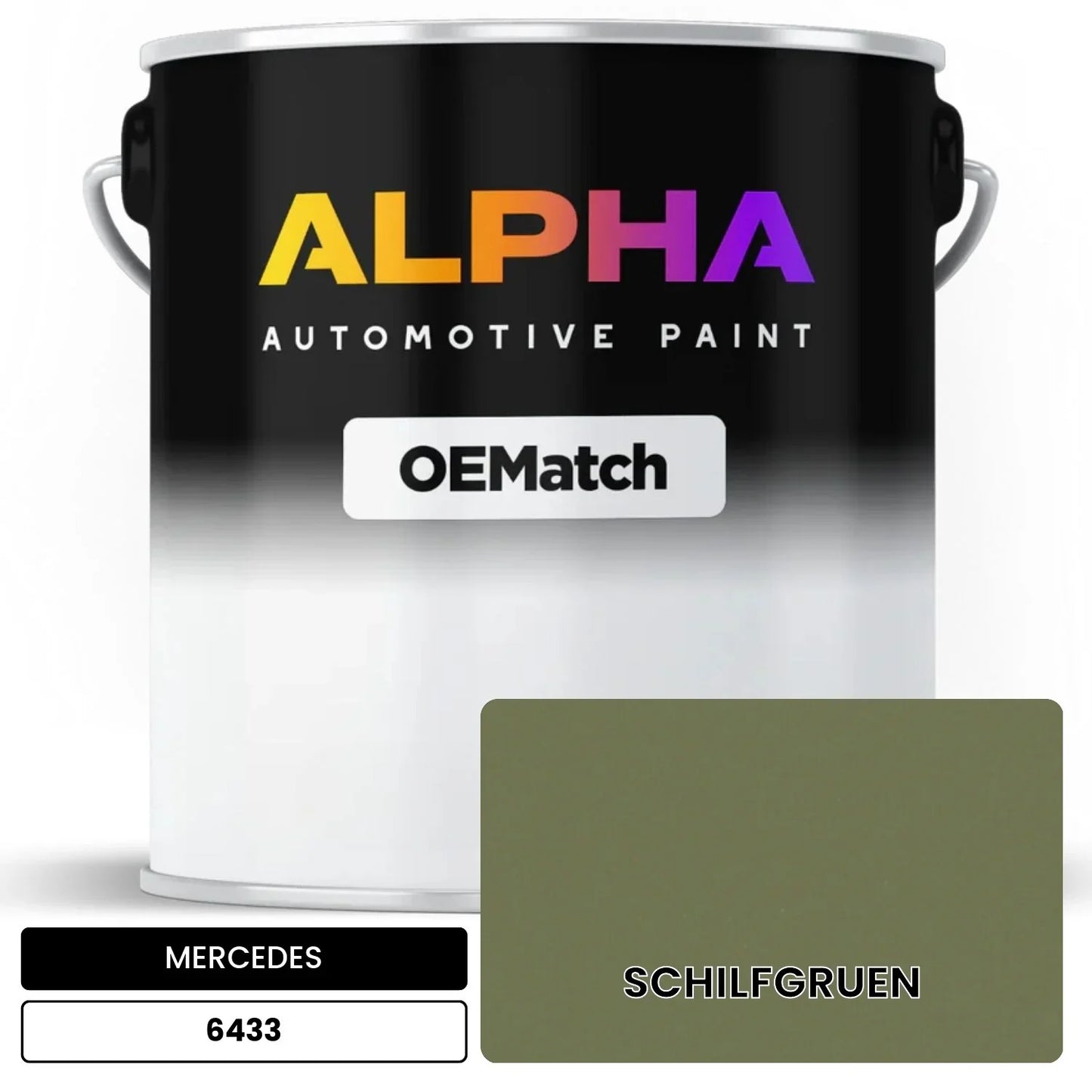MERCEDES Reeds Green 6433 OEMatch Basecoat
