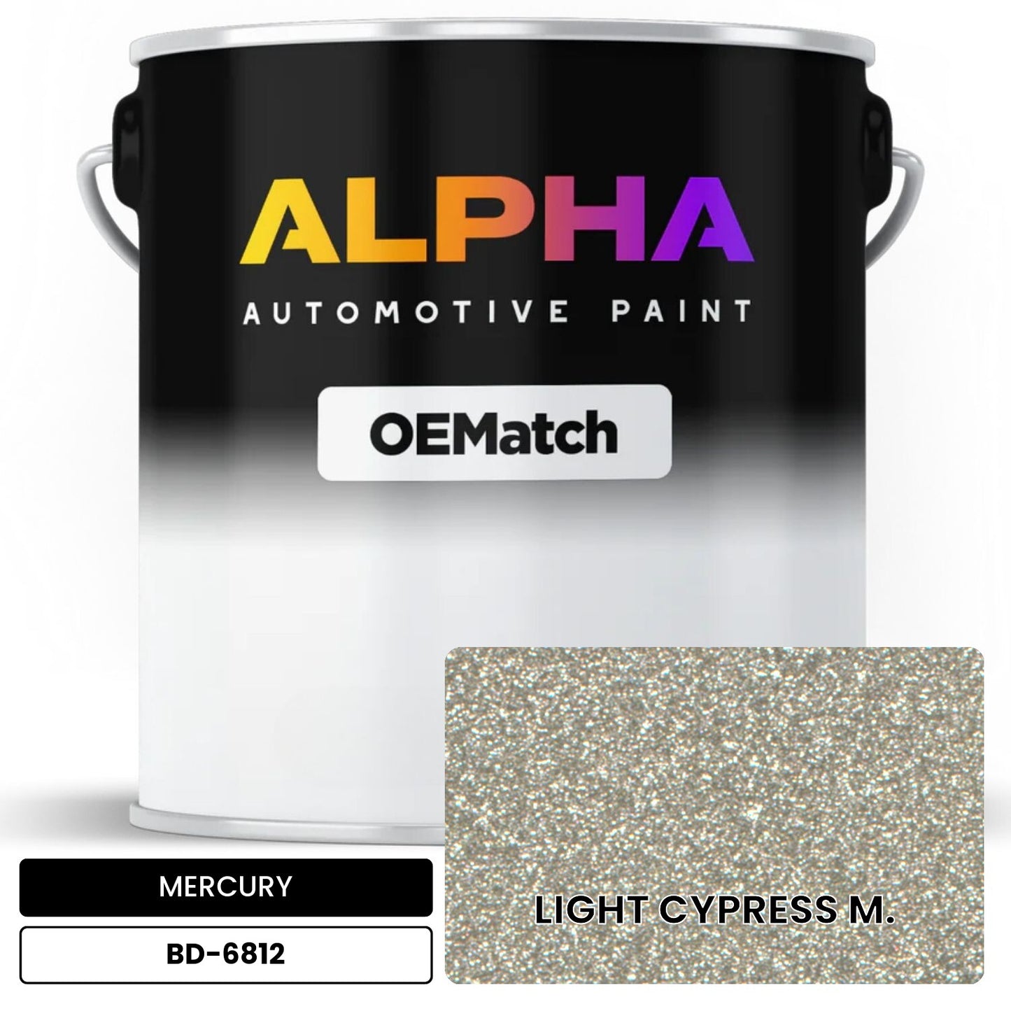 MERCURY LIGHT CYPRESS M. BD-6812 OEMatch Basecoat