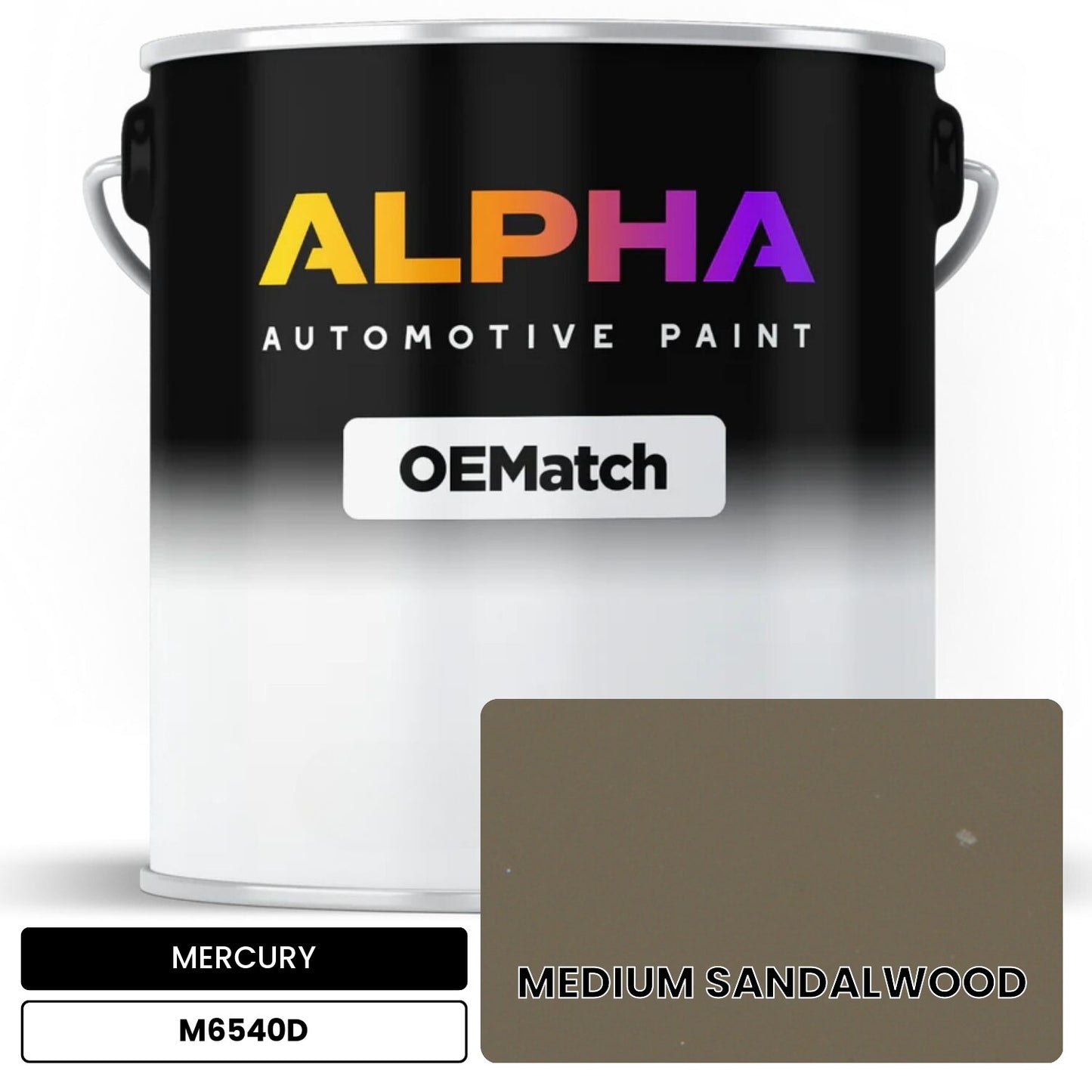 MERCURY MEDIUM SANDALWOOD M6540D OEMatch Basecoat