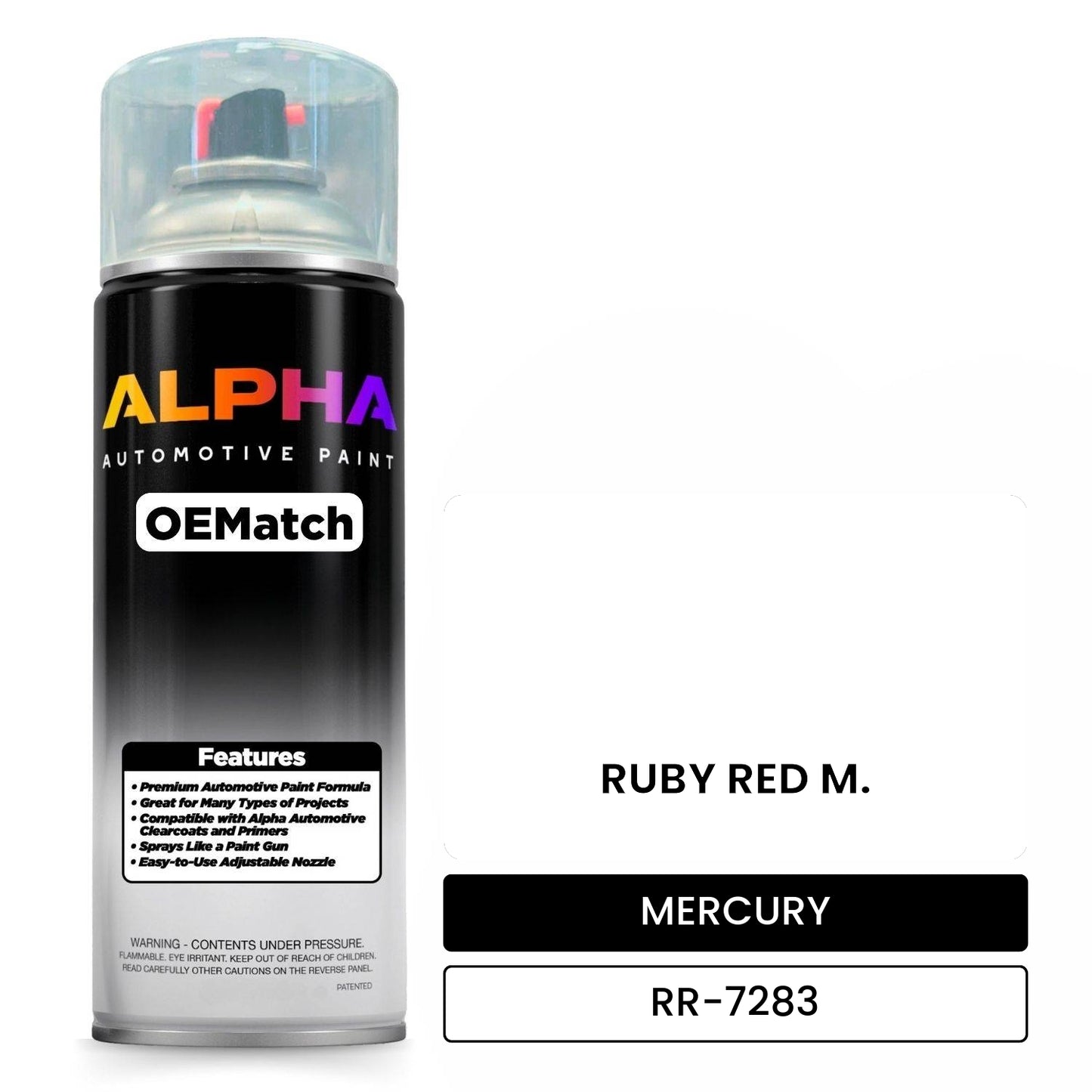 MERCURY RUBY RED M. RR-7283 OEMatch Spraycan