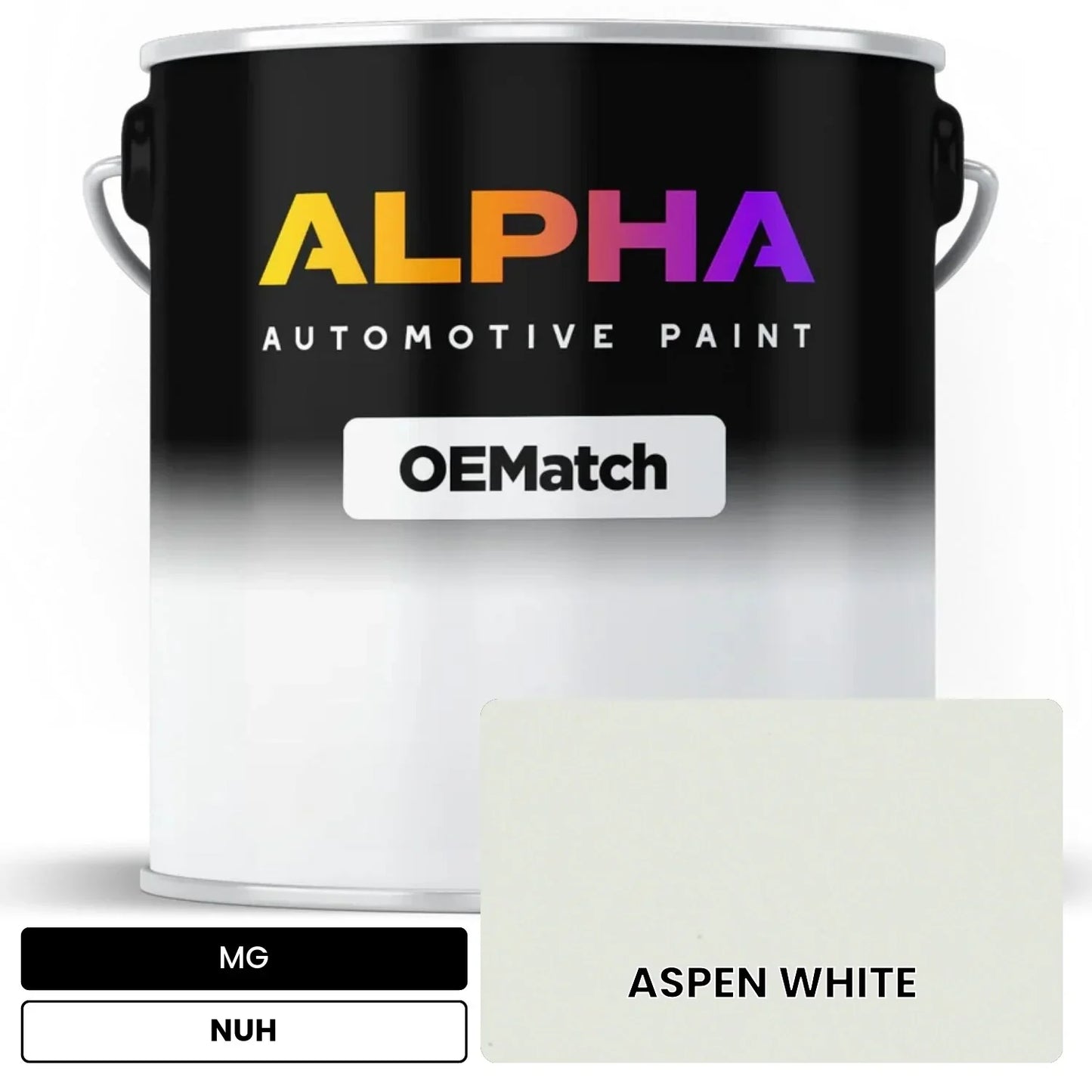 MG ASPEN WHITE NUH OEMatch Basecoat