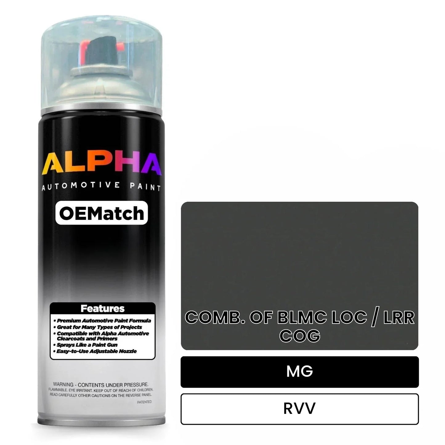 MG COMB. OF BLMC LOC / LRR COG RVV OEMatch Spraycan