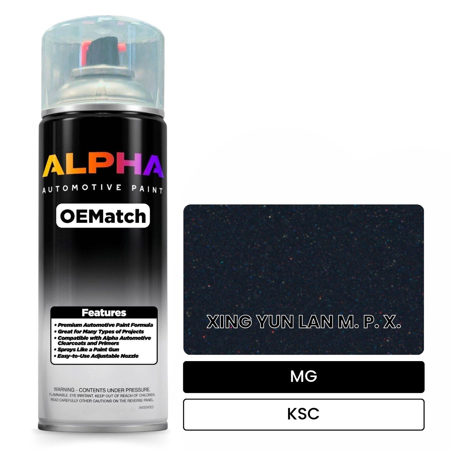 MG XING YUN LAN M. P. X. KSC OEMatch Spraycan