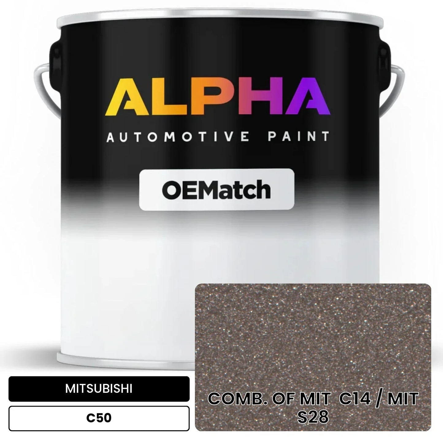 MITSUBISHI COMB. OF MIT C14 / MIT S28 C50 OEMatch Basecoat