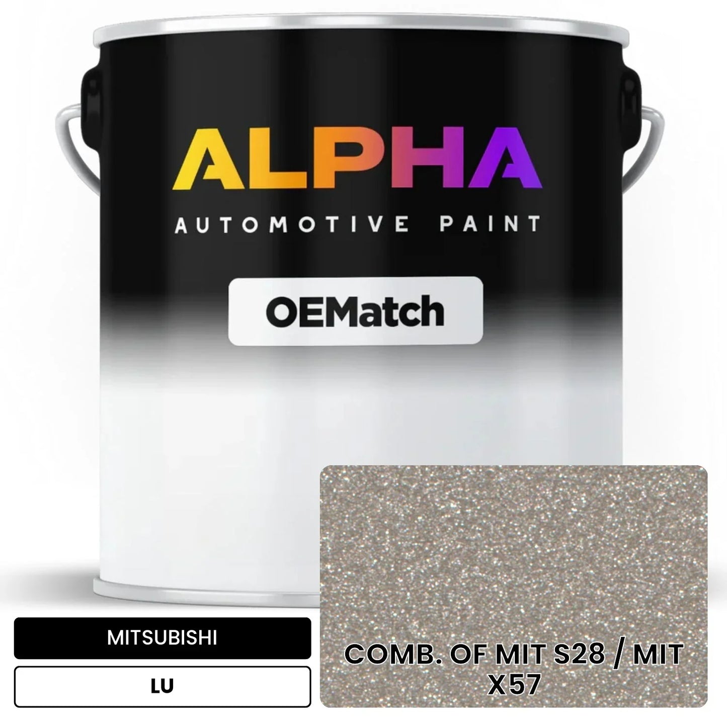 MITSUBISHI COMB. OF MIT S28 / MIT X57 LU OEMatch Basecoat
