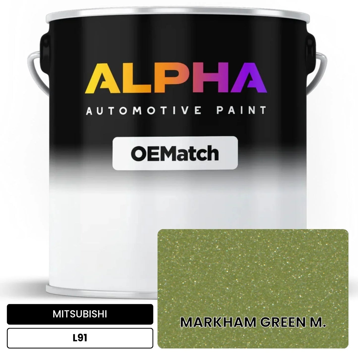 MITSUBISHI MARKHAM GREEN M. L91 OEMatch Basecoat