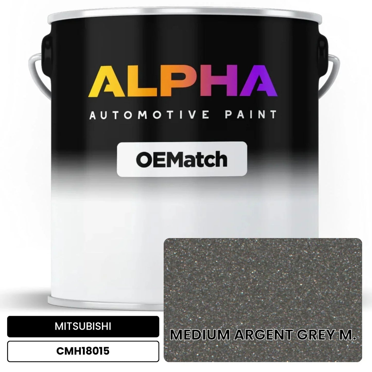 MITSUBISHI MEDIUM ARGENT GREY M. CMH18015 OEMatch Basecoat